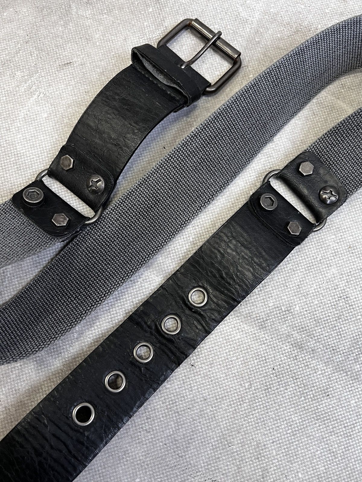 Diesel Avant garde canvas diesel military belt hype y2k Size ONE SIZE - 8 Thumbnail