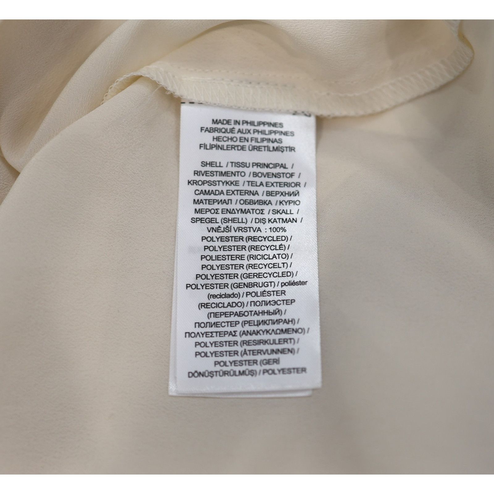 Lauren Ralph Lauren RALPH LAUREN Ivory Tie Neck Front Pockets Blouse Size XL Size XL / US 12-14 / IT 48-50 - 6 Thumbnail