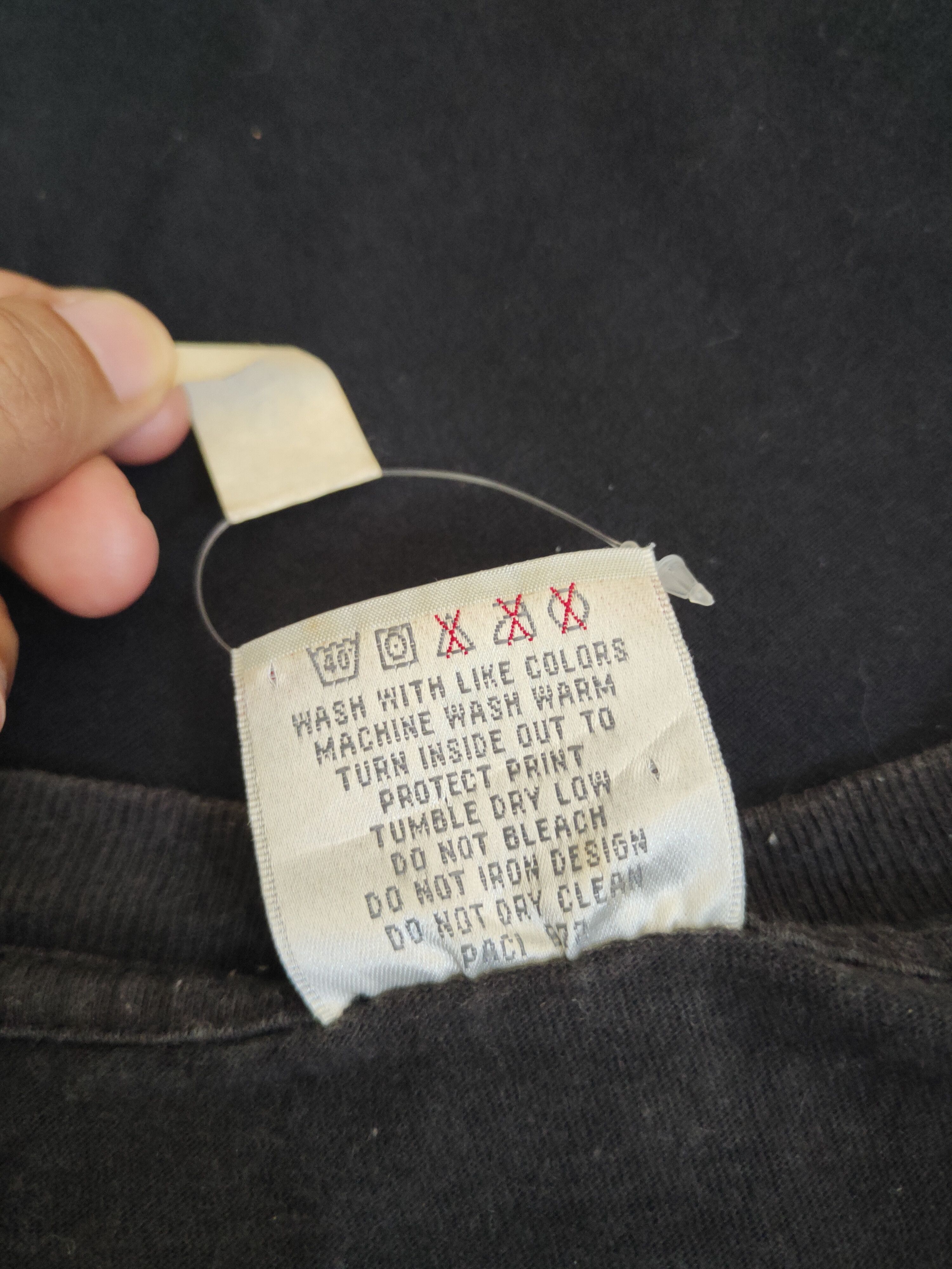 Avirex × Vintage DL Avirex vintage faded Black Short Sleeve T-shirt #614 Size US M / EU 48-50 / 2 - 12 Thumbnail