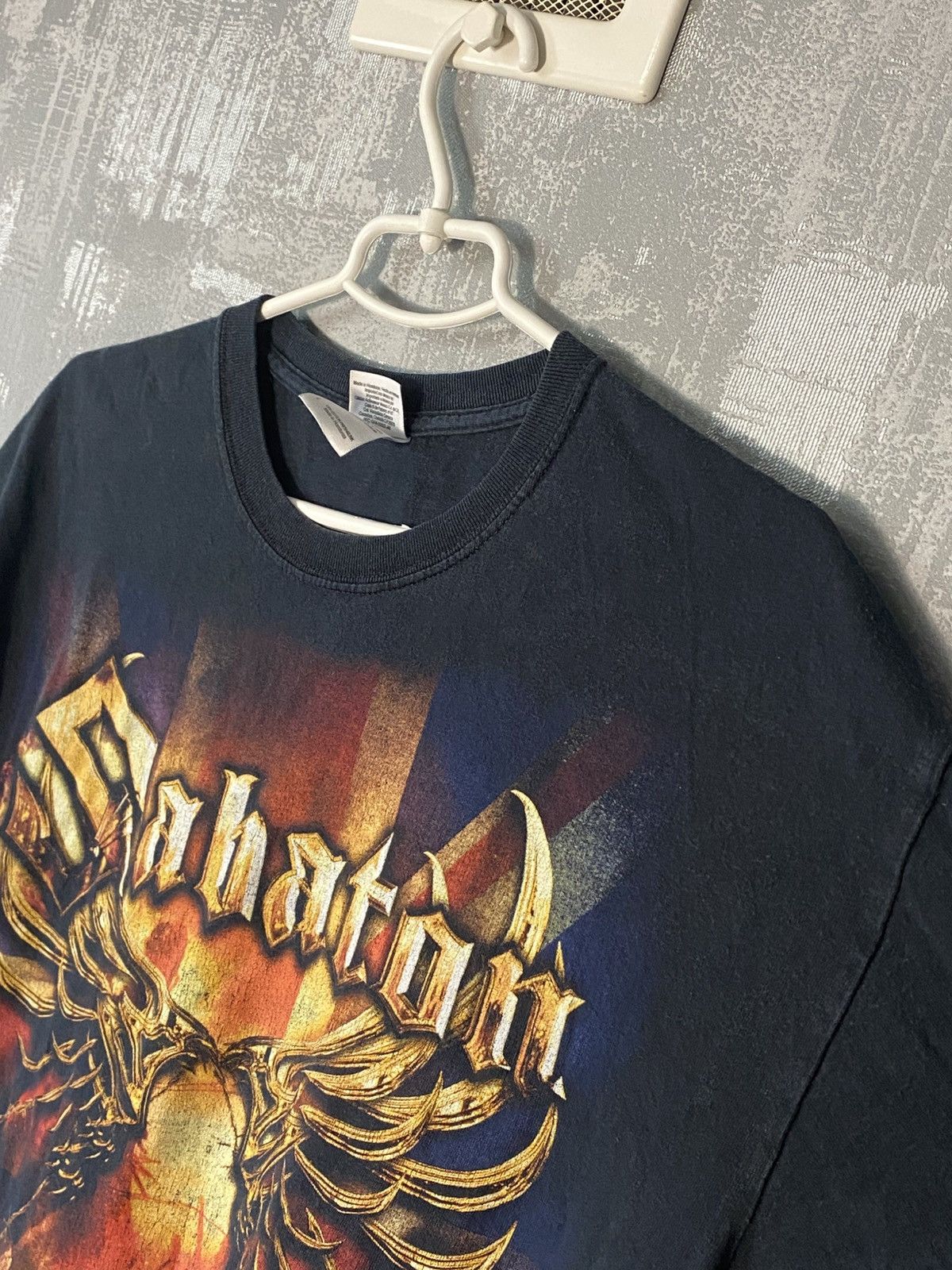 Band Tees × Vintage Vintage Sabaton Rock Band T-shirt 2000s Full Print Size US L / EU 52-54 / 3 - 3 Thumbnail