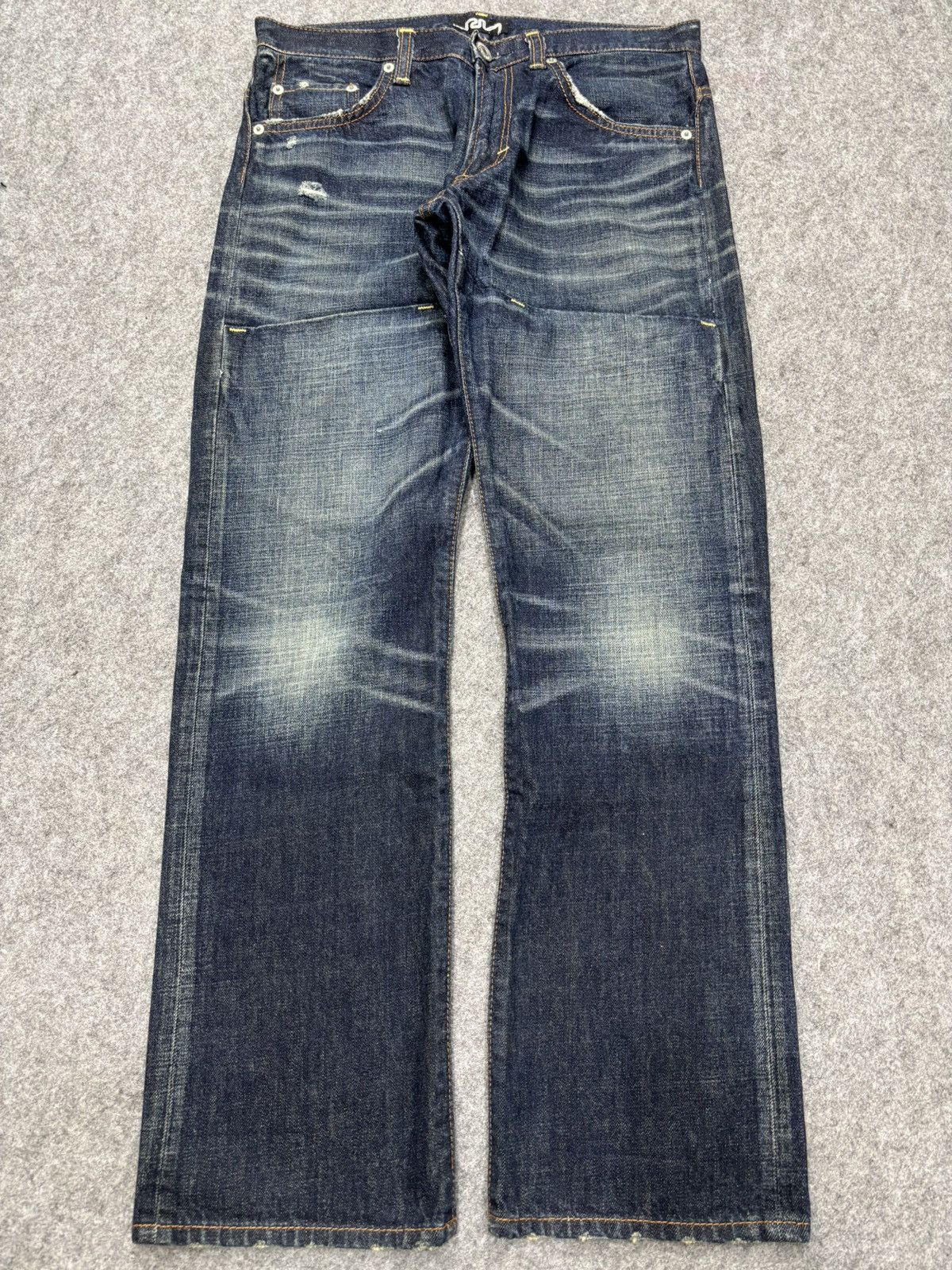 Japanese Brand RNA INC Multipockets Distressed Denim Size US 31 - 25 Thumbnail