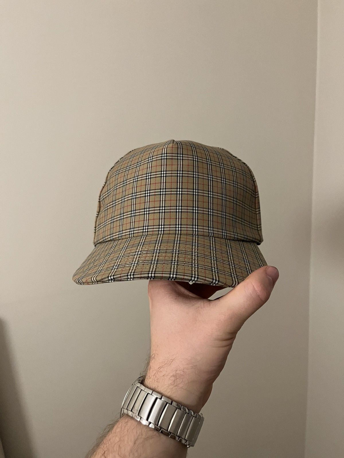 Burberry Burberry beige nova check baseball cap Size ONE SIZE - 3 Thumbnail