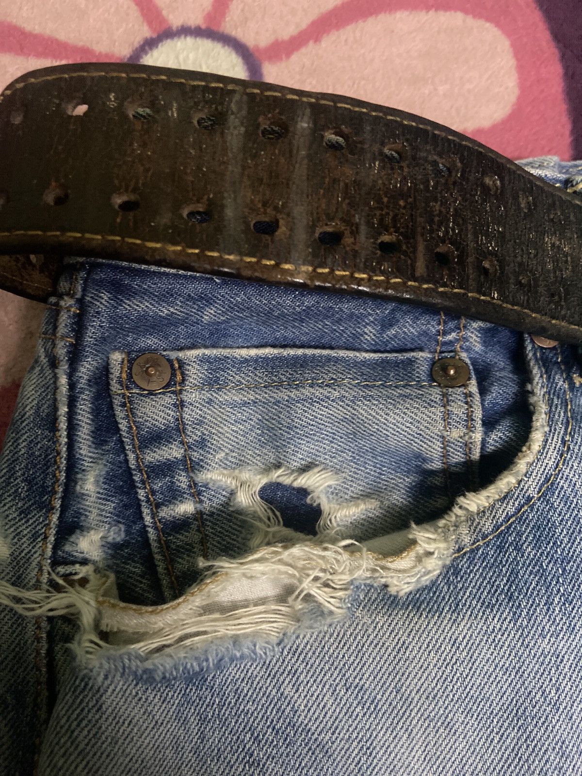 Levi's Levis 501 Made In Usa Size US 34 / EU 50 - 6 Thumbnail