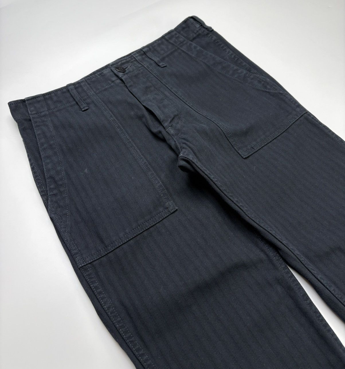 Visvim S/S19 Visvim Cropped Herringbone Drill Mil Pants Size US 30 / EU 46 - 3 Thumbnail