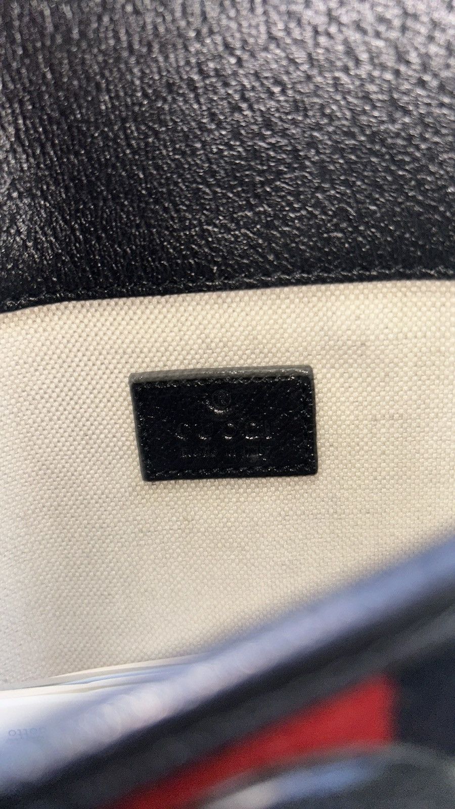 Gucci GUCCI GG Supreme Monogram Web Belt Bag 90 36 Beige Navy Size ONE SIZE - 4 Thumbnail