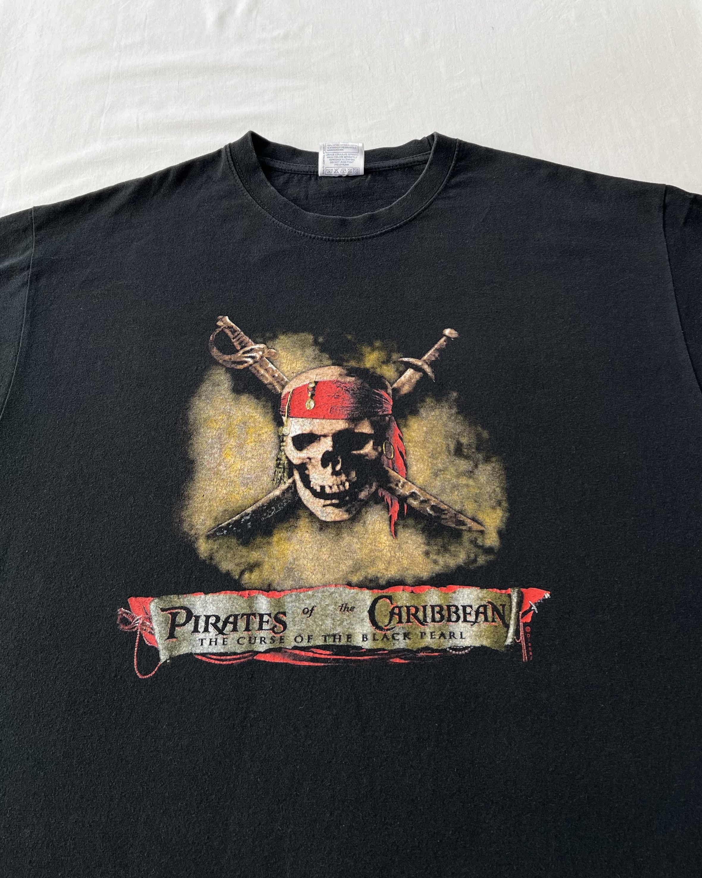 Vintage Pirates of the Caribbean The Curse of the Black Pearl Disney Size US L / EU 52-54 / 3 - 4 Thumbnail