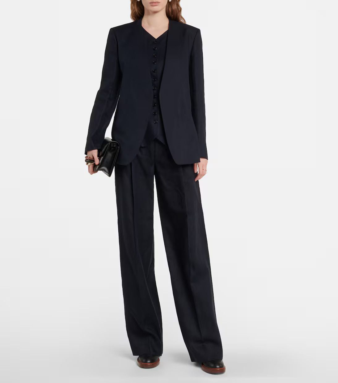 Chloe o1y0825 Blazer in Midnight Blue Size S / US 4 / IT 40 - 5 Thumbnail
