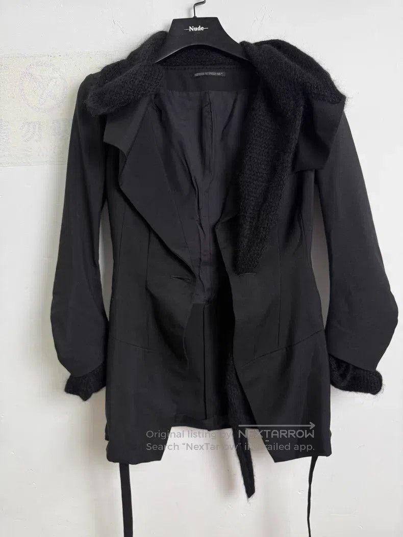 YOHJI YAMAMOTO Deconstructed wool blended suit