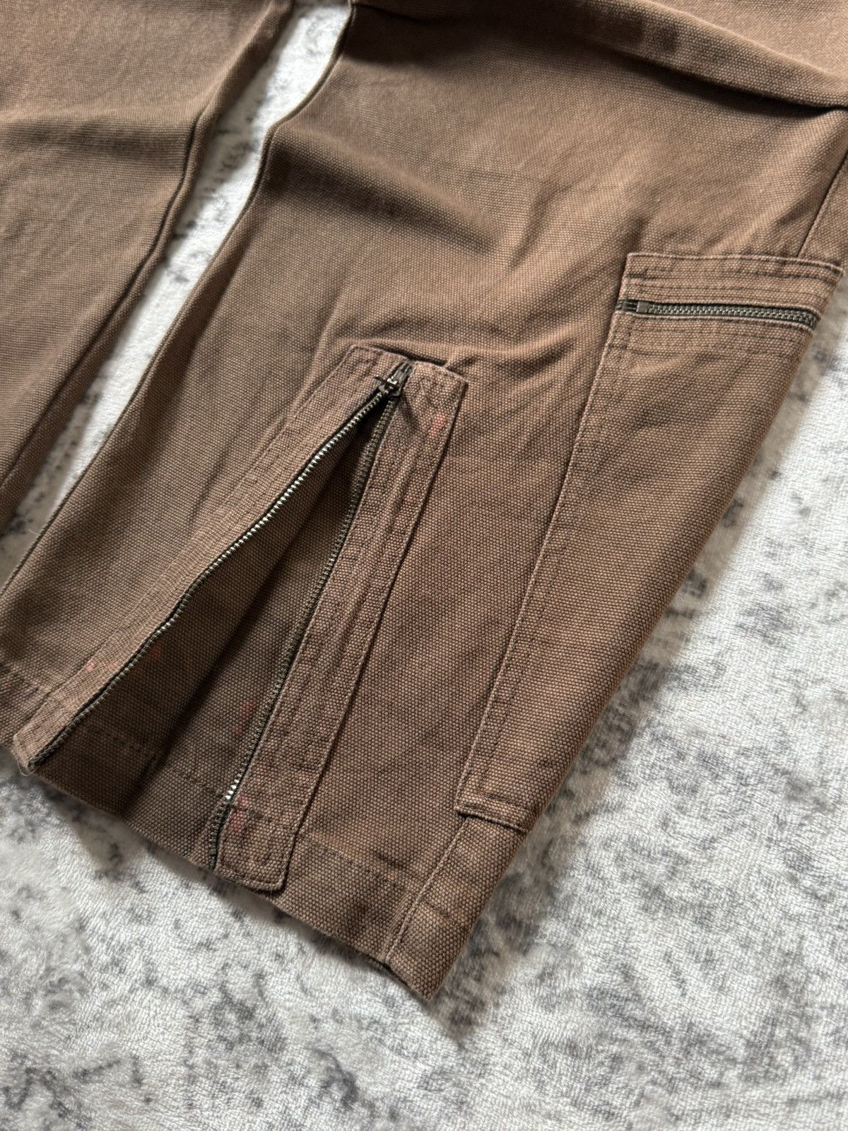 Japanese Brand Amore Puro Japan Deconstructed Heavy Cargo Baggy Pants Size US 29 - 9 Thumbnail