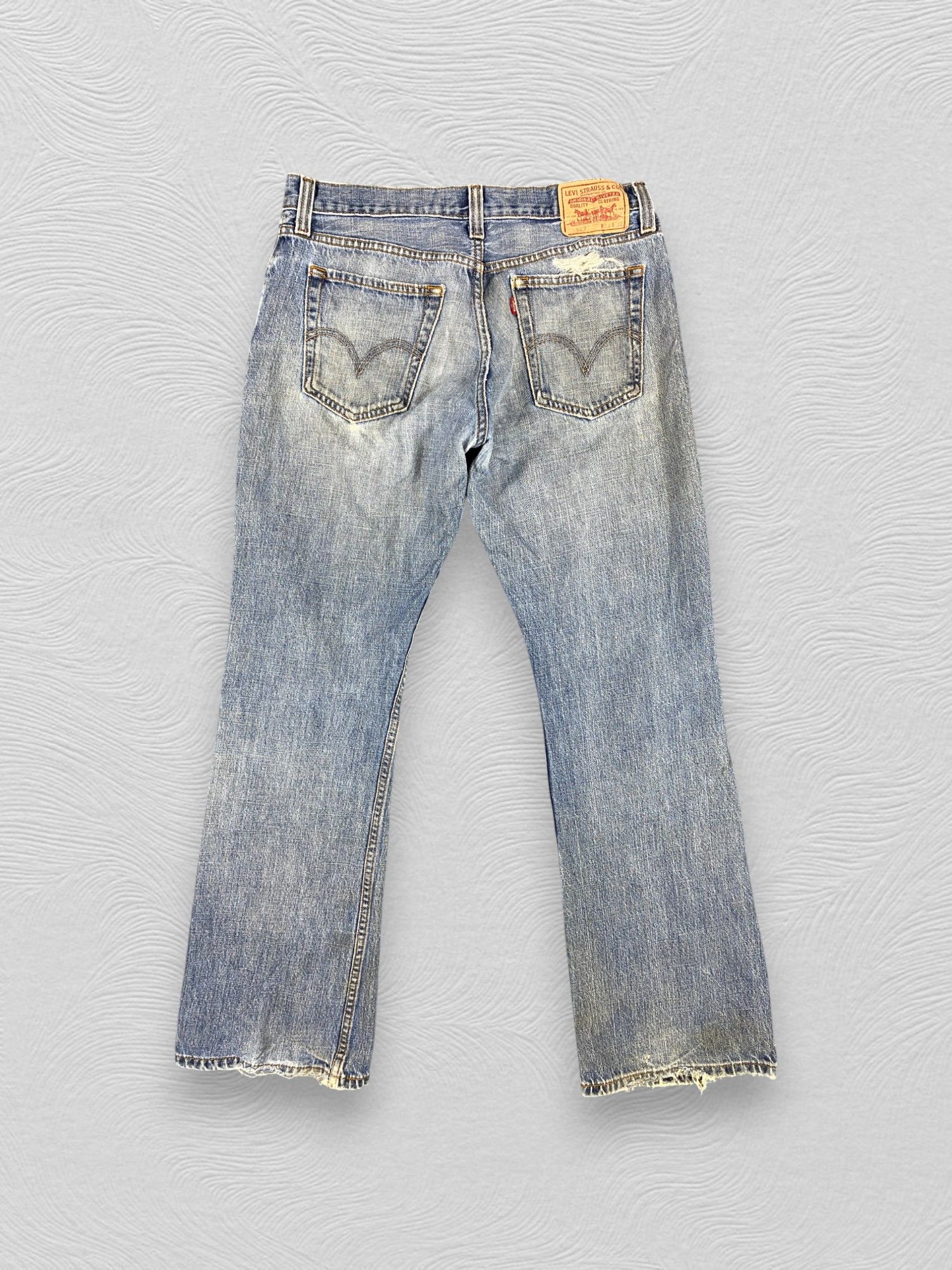 If Six Was Nine Vintage Levi's 527 fsixwasnine style Flare 33x32 Denim Size US 33 - 2 Thumbnail