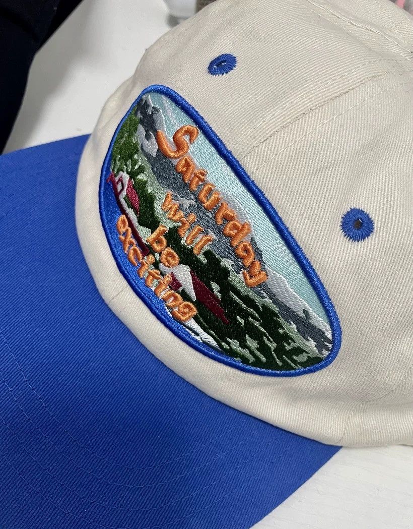 Japanese Brand Outdoor retro y2k landscape embroidered cap hat Size ONE SIZE - 3 Thumbnail