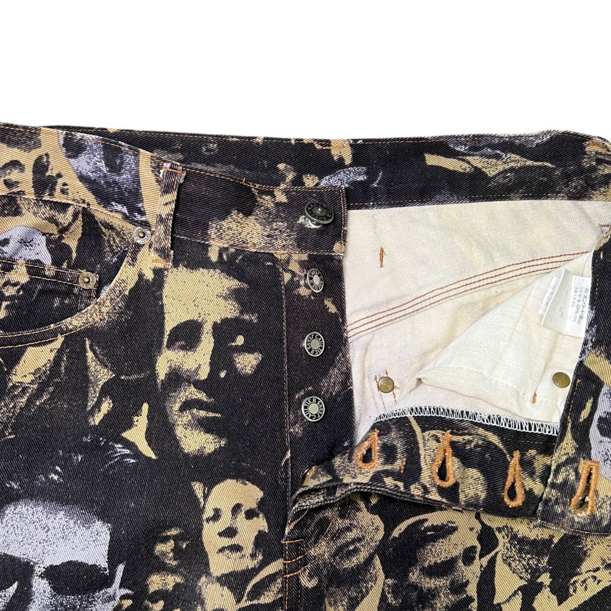 Jean Paul Gaultier Jean Paul GAULTIER 1992AW Face Printed Vest & Pants Set-up Size US 44 / EU 60 - 16 Thumbnail