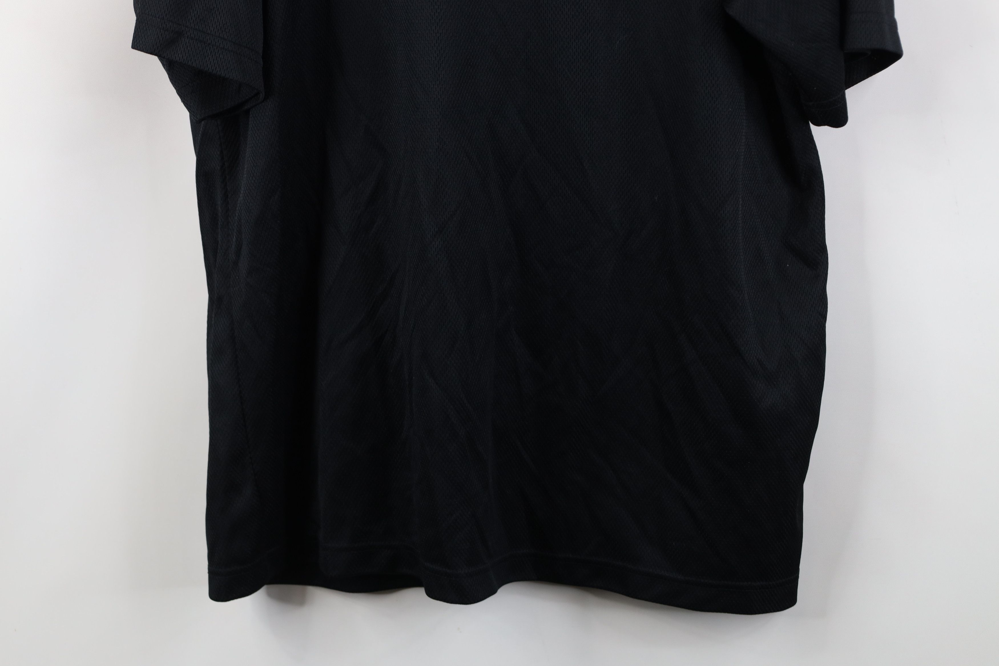Nike Vintage Y2K Nike Mini Swoosh Knit Short Sleeve T-Shirt Black Size US L / EU 52-54 / 3 - 3 Thumbnail