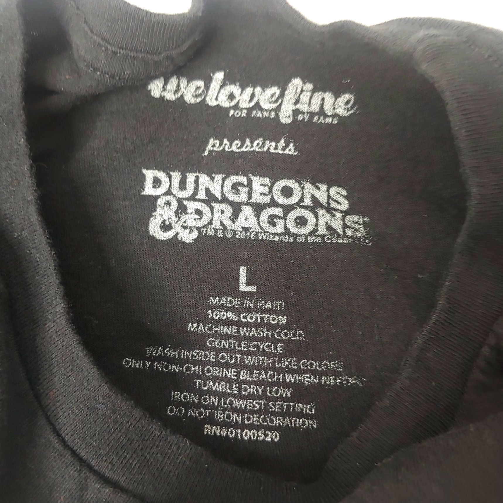 Vintage Dungeons & Dragons Shirt Men Large Beware The Demogorgon Black Gamer D&D Size US L / EU 52-54 / 3 - 4 Thumbnail