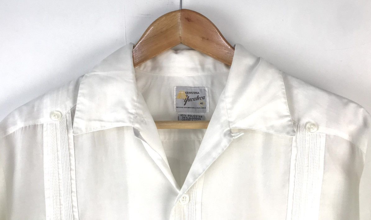 Mexicana Vintage Guayabera shirt button shirt mexicana yucateca Size US M / EU 48-50 / 2 - 3 Thumbnail