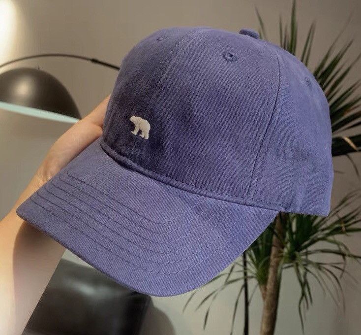 Japanese Brand Y2k retro polar bear embroidery cap hat Size ONE SIZE - 1 Thumbnail