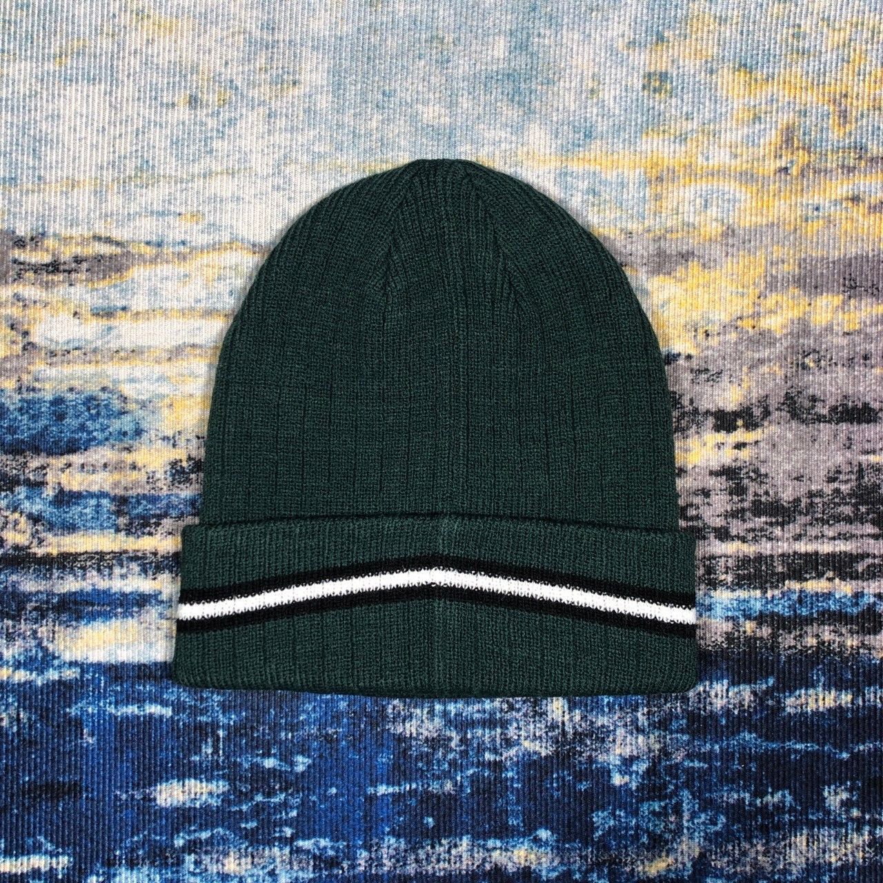 Stussy × Vintage Stussy Athletic Striped Cuff Beanie Size ONE SIZE - 2 Thumbnail