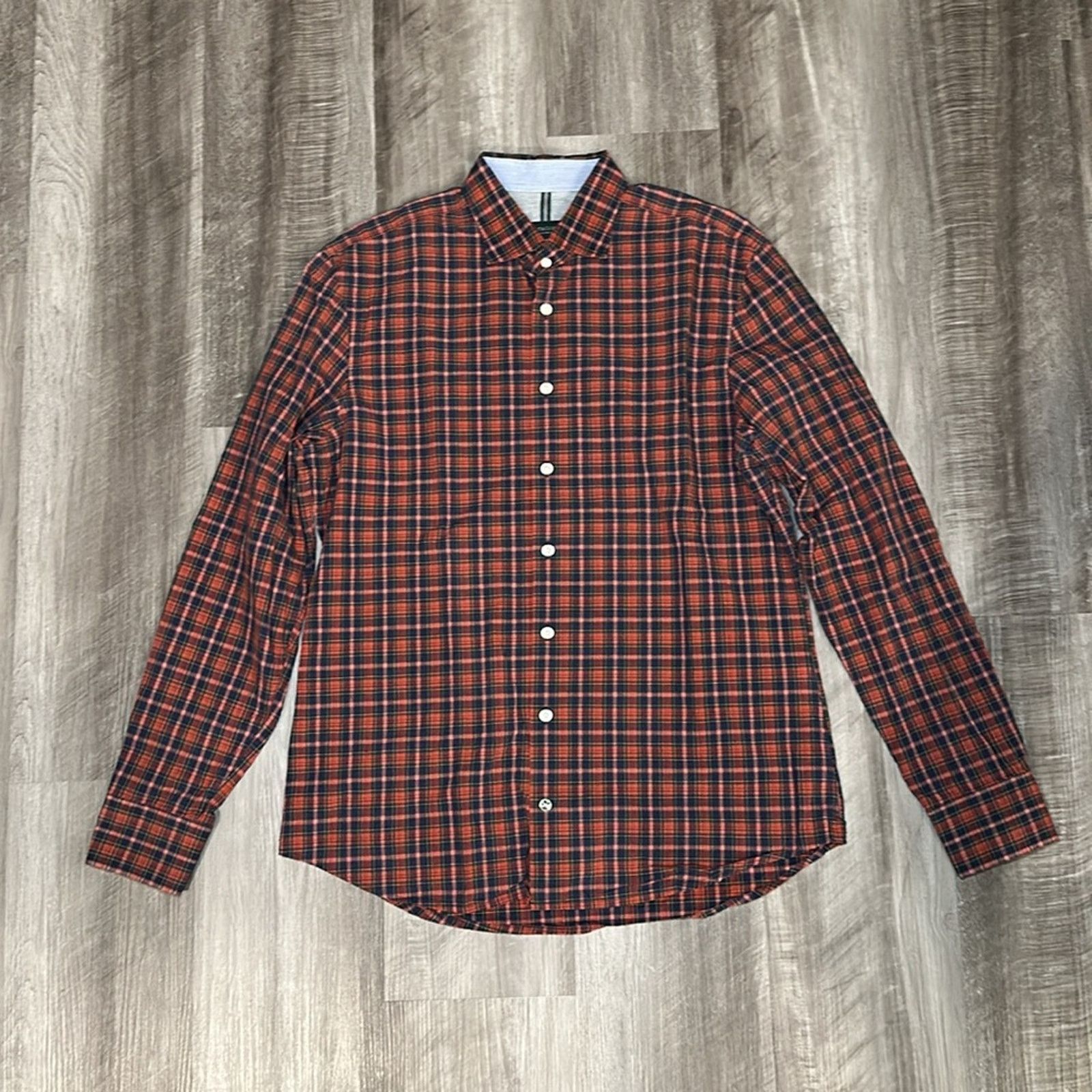 Kent & Curwen Kent & Curwen Tailored Fit Long Sleeve Button Down - Medium Size US M / EU 48-50 / 2 - 2 Thumbnail