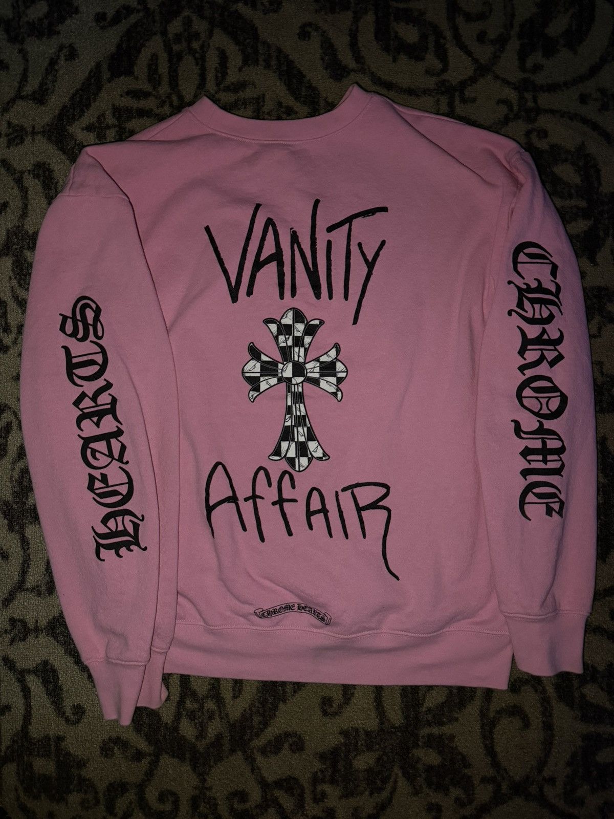 クロムハーツ MATTY BOY VANITY AFFAIR ロンT ピンク L Chrome Hearts