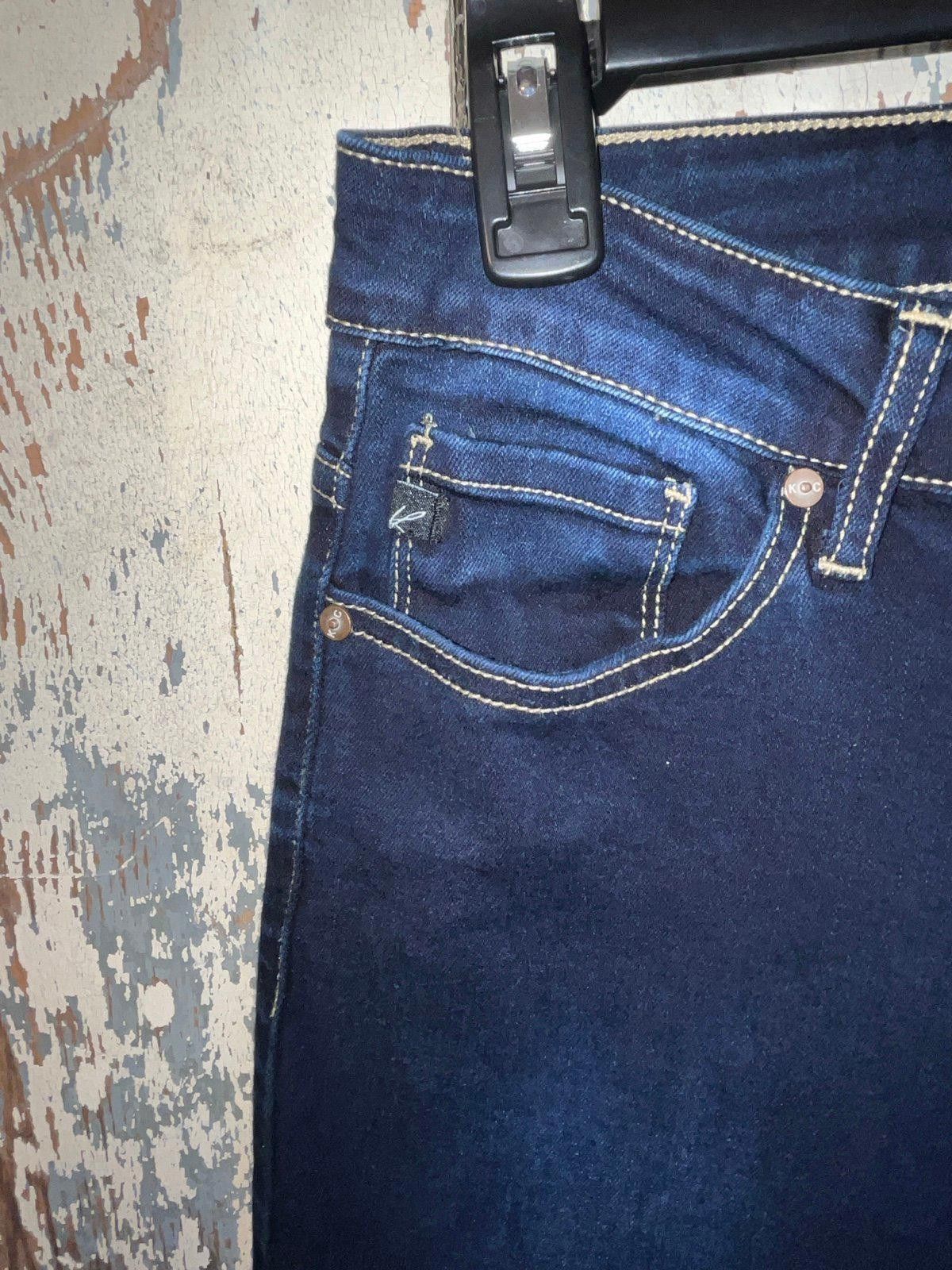 Kancan USA Kancan Dark Wash Mid Rise Stretch Skinny Jean Womens Size 28 Size 28" / US 6 / IT 42 - 3 Thumbnail