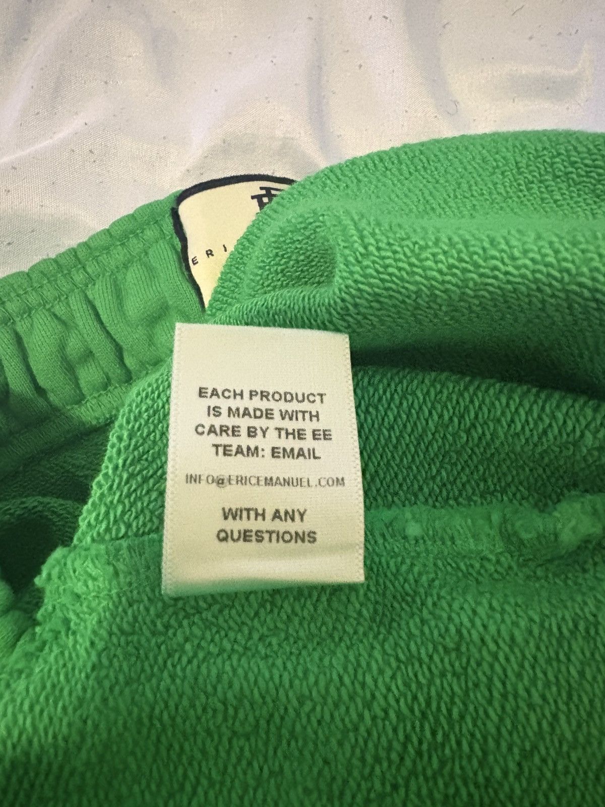 Eric Emanuel Eric Emanuel Rare green Fleece shorts size large Size US 31 - 5 Thumbnail