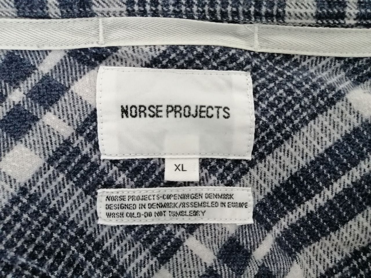Norse Projects Norse Projects Hans Check Flannel Shirt Size US XL / EU 56 / 4 - 5 Thumbnail