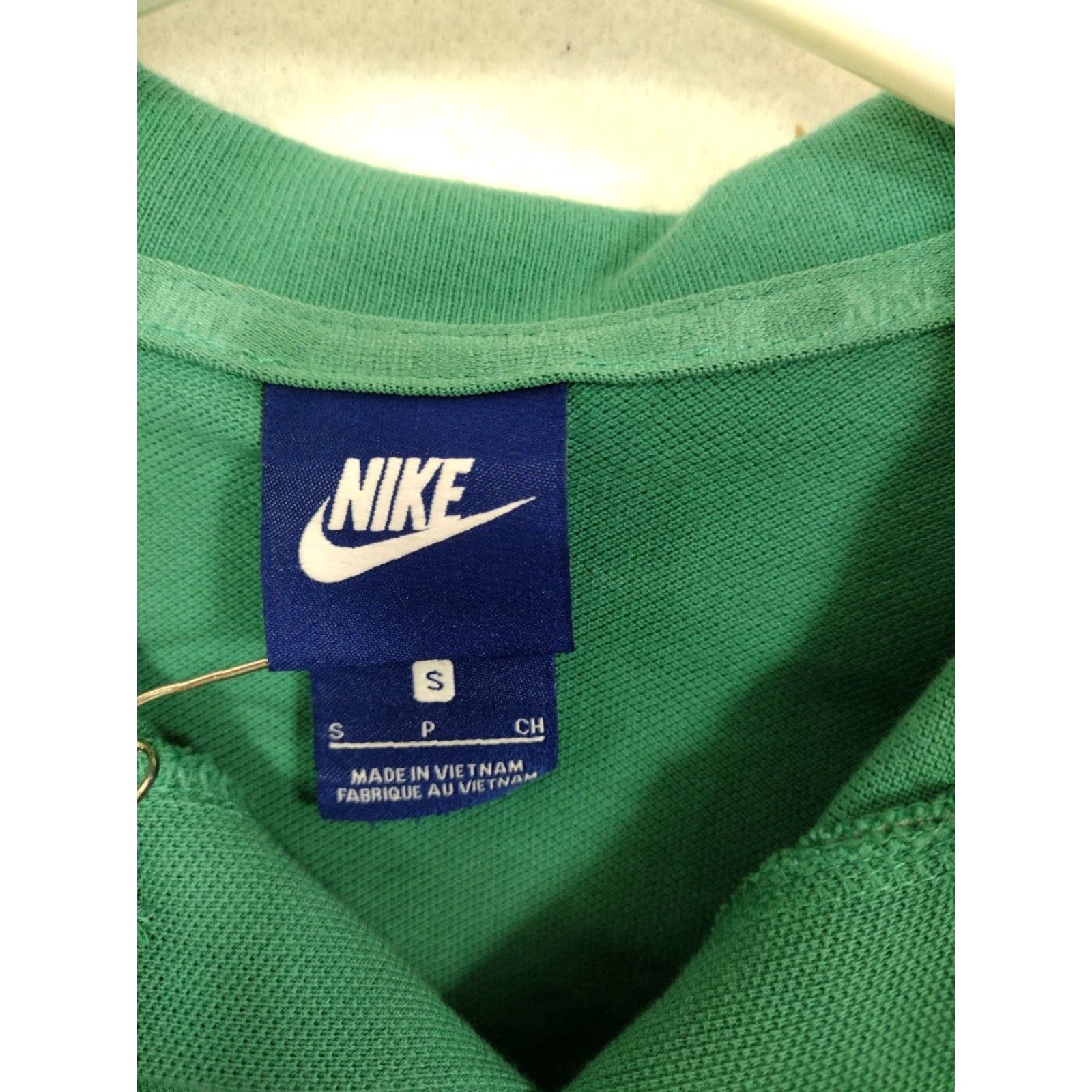 Nike Nike Shirt Mens Small Green Polo Short Sleeve Spellout Swoosh Size US S / EU 44-46 / 1 - 3 Thumbnail