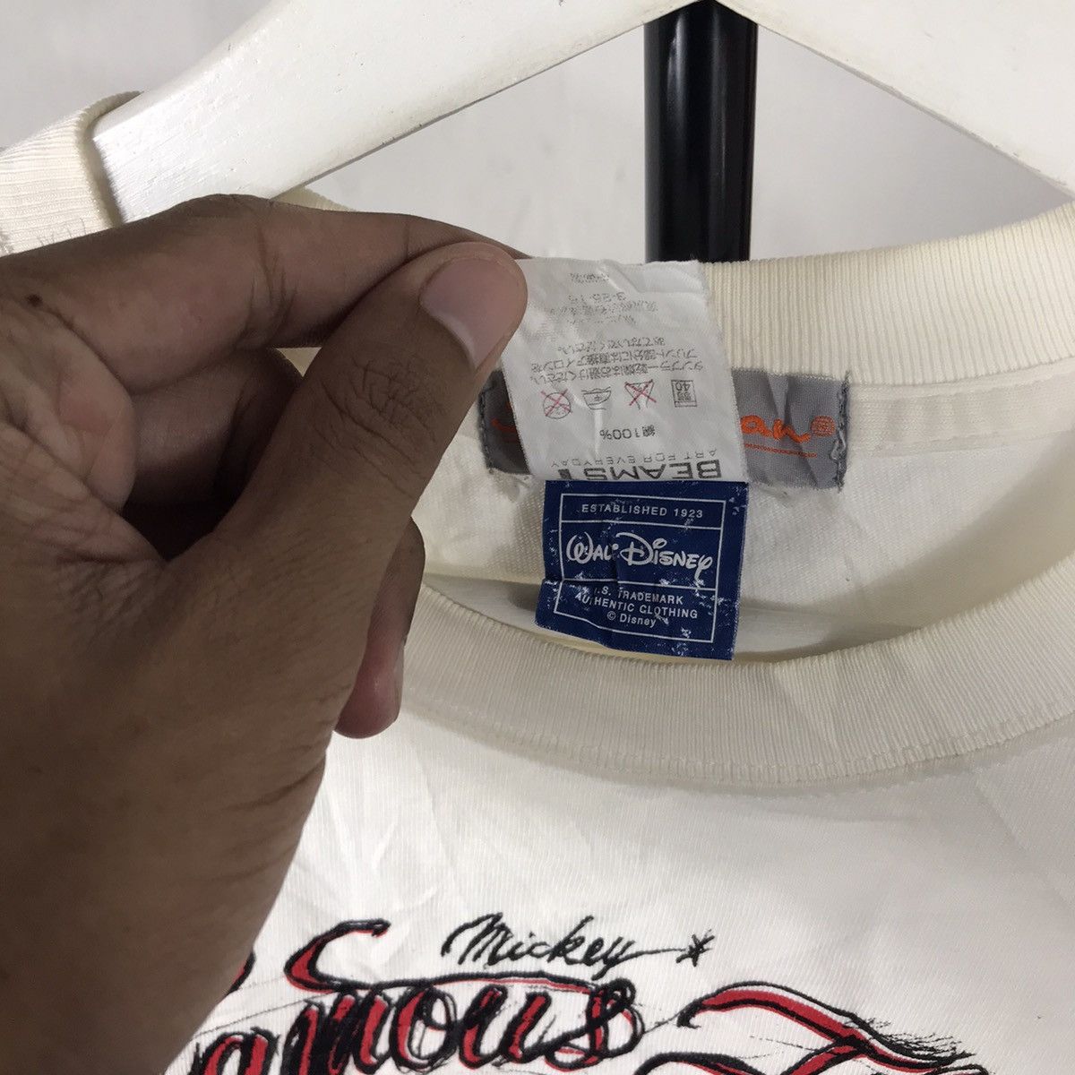 Beams Plus Japan beams 100 percent fun rat mickey flames rare collect Size US M / EU 48-50 / 2 - 4 Thumbnail