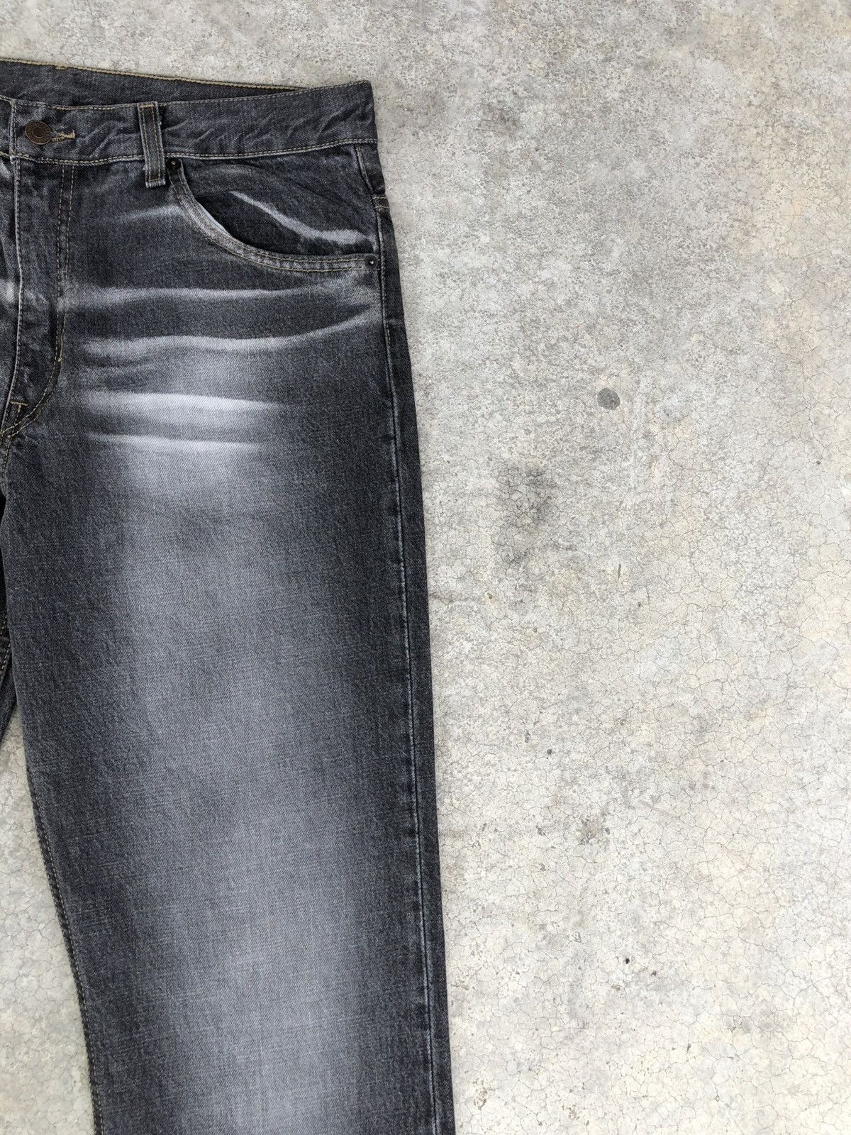 Levi's Flared Levis 507 Bootcut Distressed Jeans Size US 33 - 5 Thumbnail