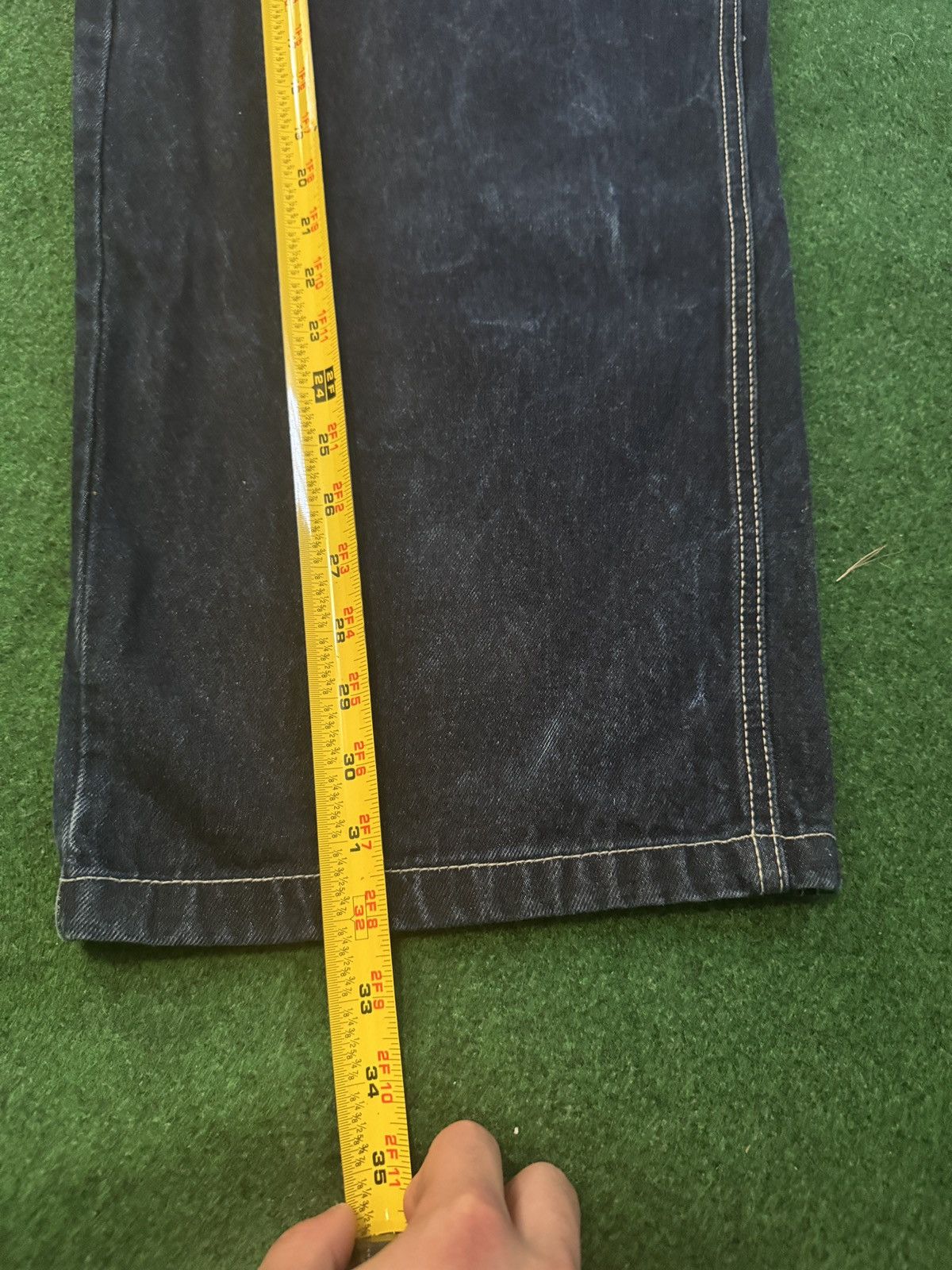 Southpole Vtg Y2K SouthPole Carpenter Baggy Hip Hop Skater Jeans 41x32 Size US 41 - 6 Thumbnail