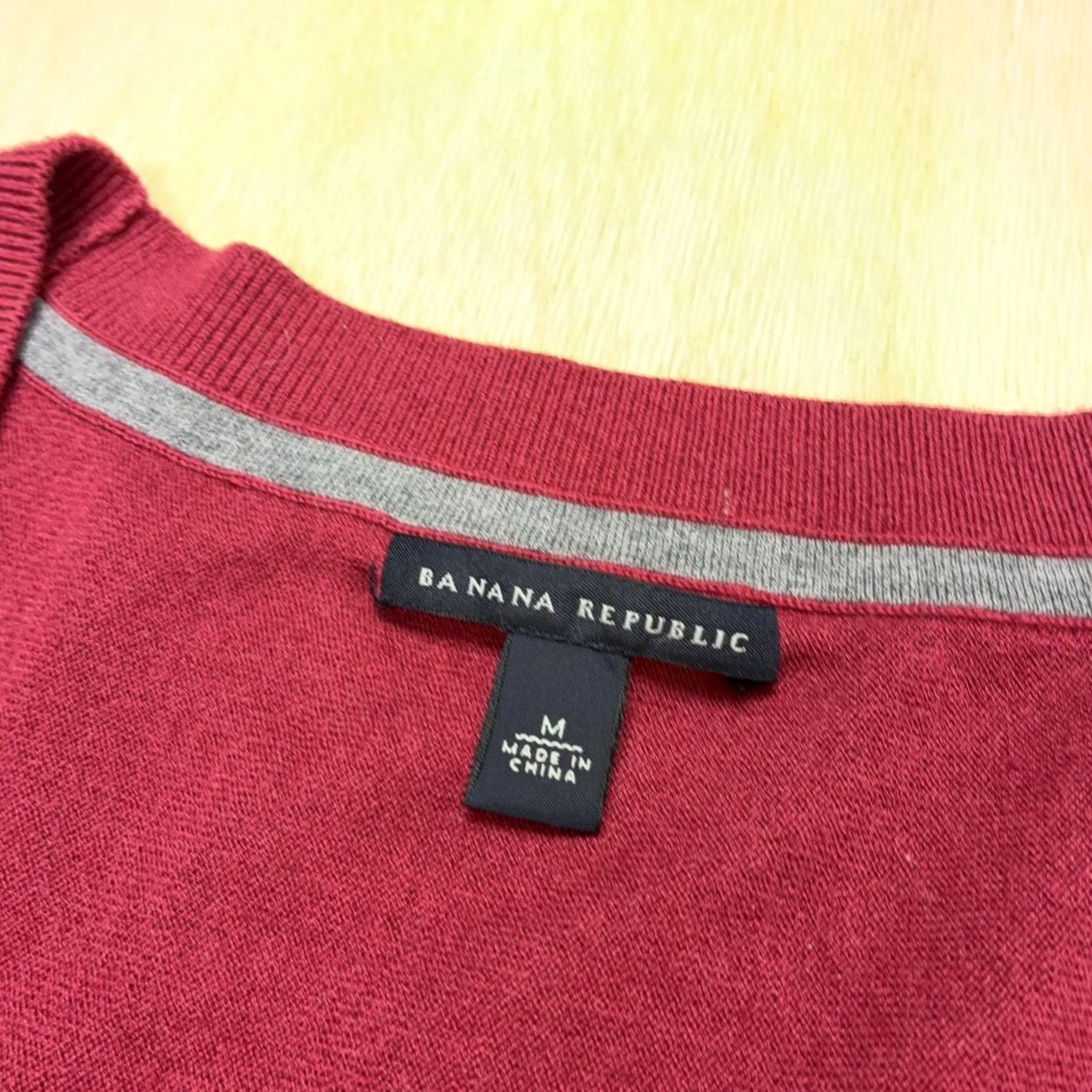 Banana Republic Banana Republic Sweater Womens Medium Red Scoop Neck Knit Pullover Dolman Sleeve Size M / US 6-8 / IT 42-44 - 3 Thumbnail