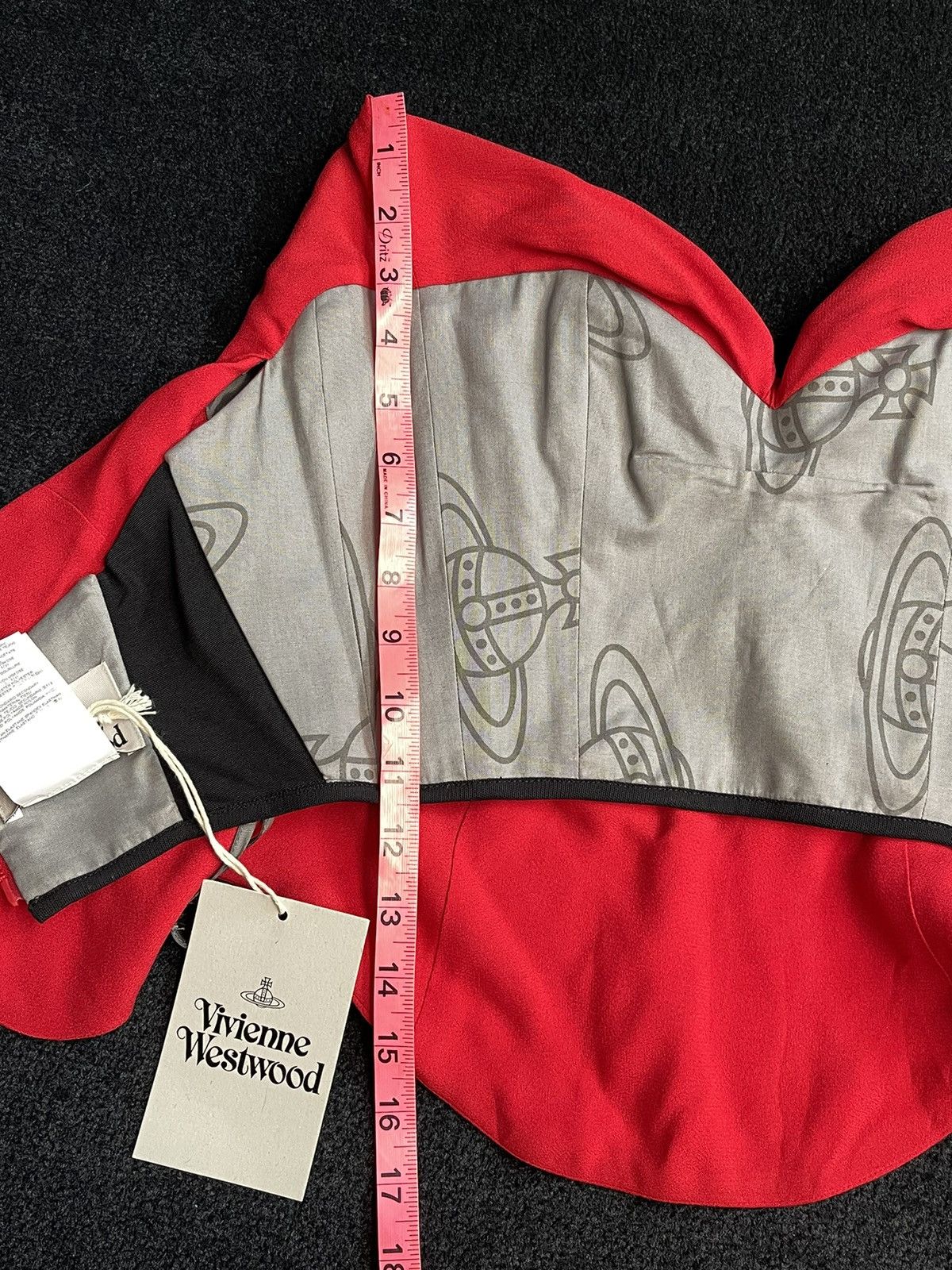 Vivienne Westwood Vivienne Westwood SS18 WILMA CORSET TOP RED NWT IT 42 Size M / US 6-8 / IT 42-44 - 20 Thumbnail
