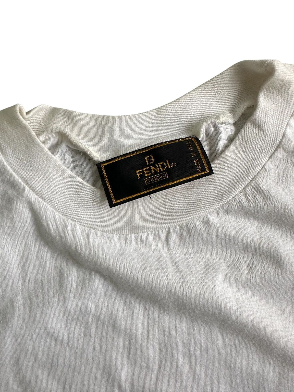 Fendi FENDI LOGO TEE SHIRT Size US M / EU 48-50 / 2 - 3 Thumbnail