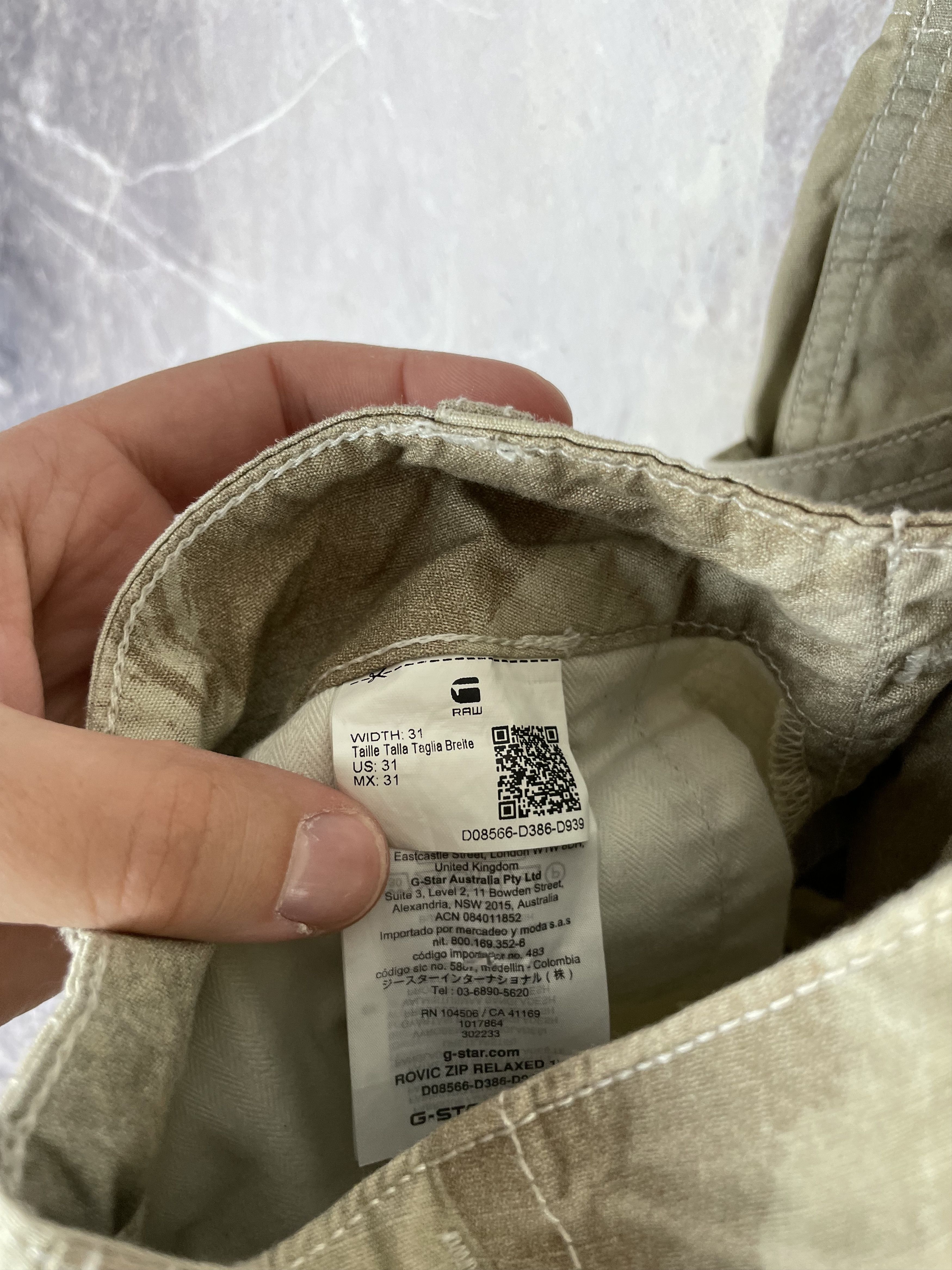 G-Star Vintage G-Star Cargo Shorts Size US 31 - 6 Thumbnail