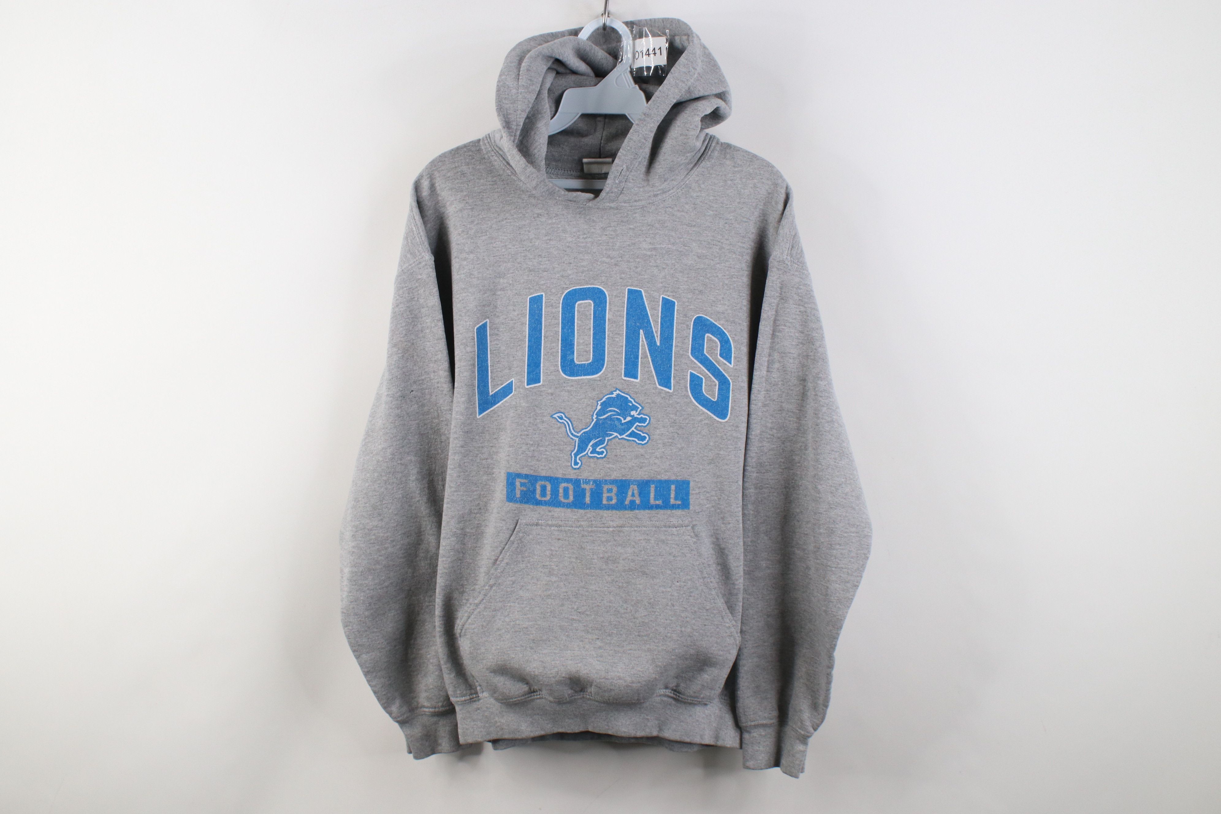 Vintage Vintage NFL Detroit Lions Football Hoodie Sweatshirt Gray Size US M / EU 48-50 / 2 - 1 Thumbnail
