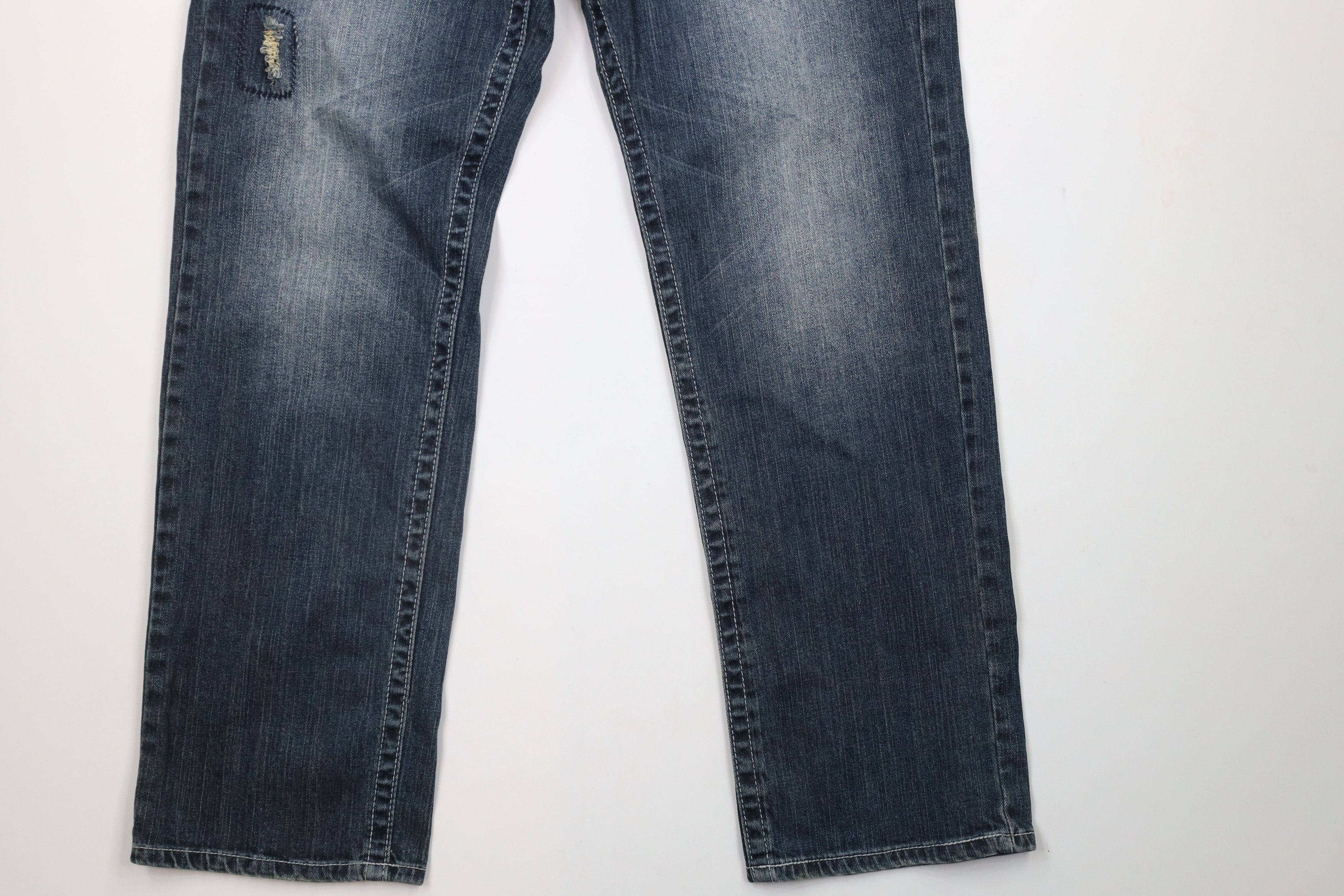 Vintage Pelle Pelle Studded Wide Leg Baggy Denim Jeans