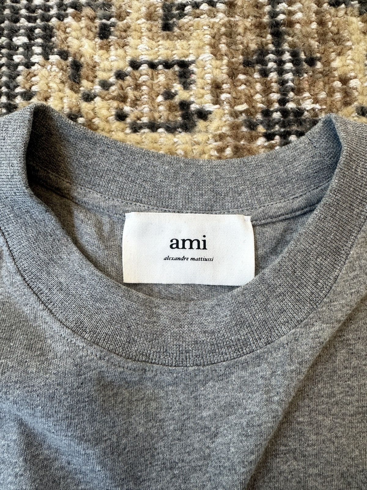 AMI AMI Oversized Embroidered Logo Tee Size US L / EU 52-54 / 3 - 4 Thumbnail