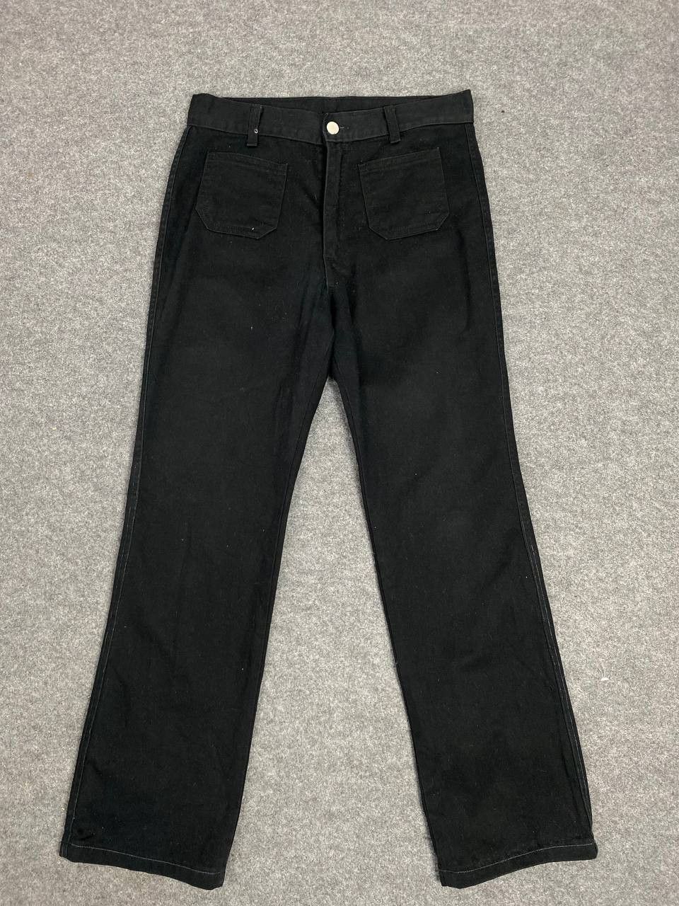 Japanese Brand vintage japanese brands black denim nice design Size US 30 / EU 46 - 1 Thumbnail