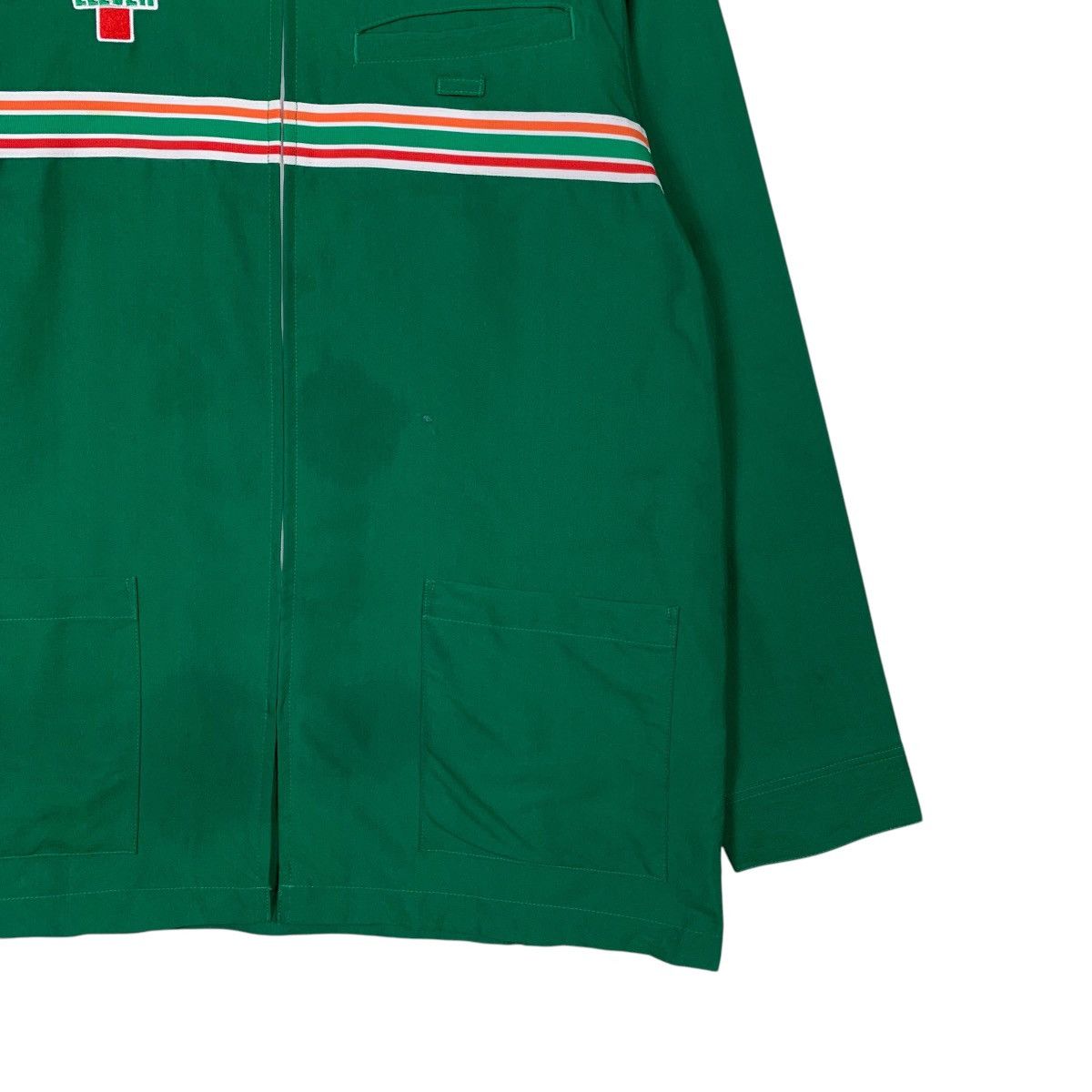 Japanese Brand 7-ELEVEN Big Logo Green Long Sleeve Uniform Jacket #2084-C91 Size US L / EU 52-54 / 3 - 4 Thumbnail