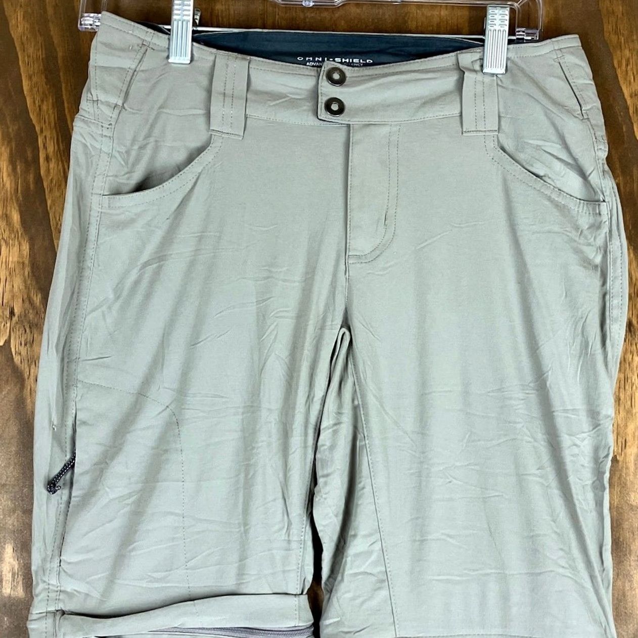 Vintage Columbia Womens Pants Tan Omni-Shade Advanced Repellent Zip Off Stretch 4 Pants Womens Tan Omni-Shade Advanced Repellent Zip Off Stretch 4 Size 27" / US 4 / IT 40 - 2 Thumbnail