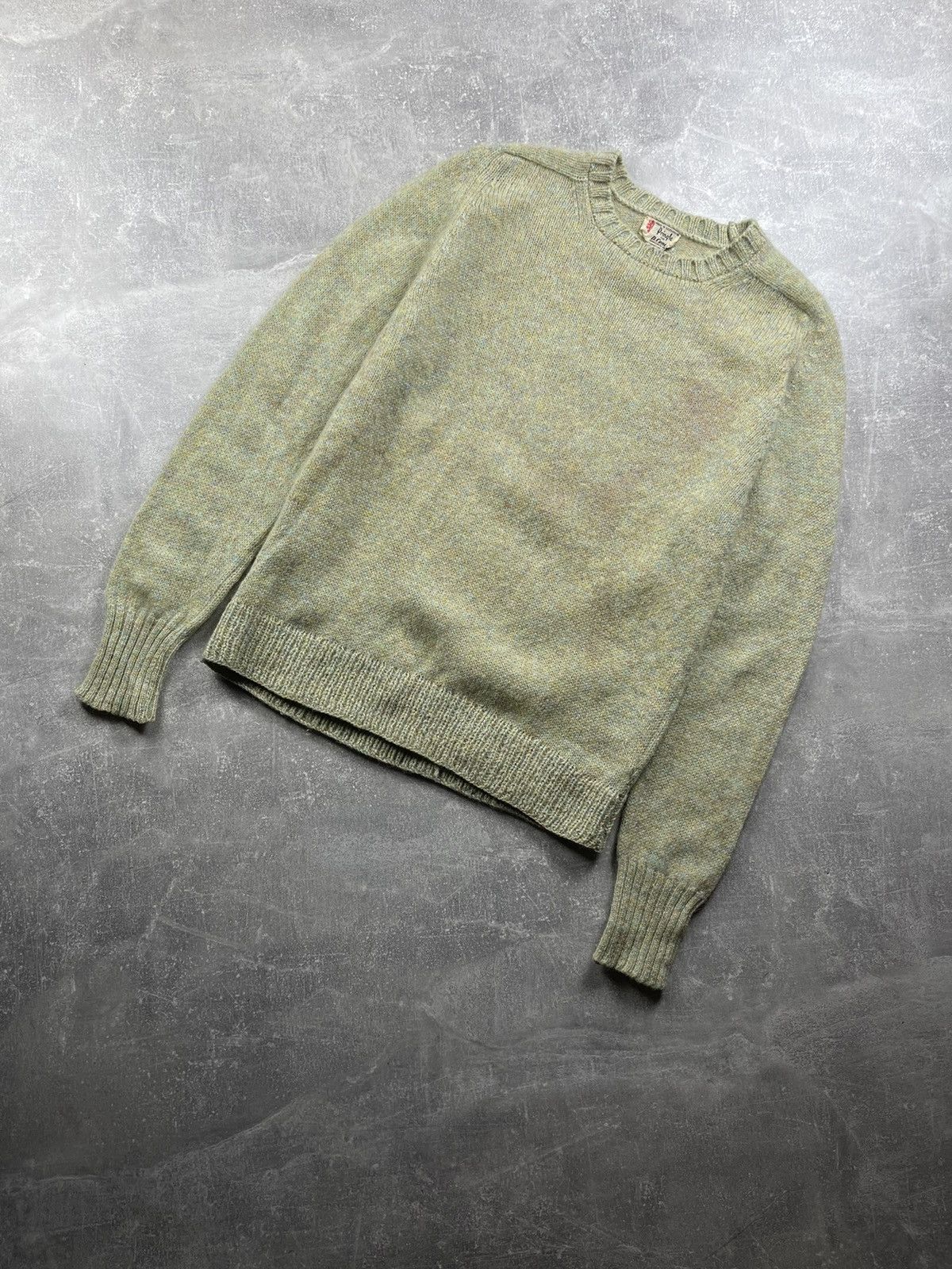 Pringle Of Scotland Pringle Vintage for D Cenci Pure Wool Knit Sweater Green Size US L / EU 52-54 / 3 - 1 Thumbnail