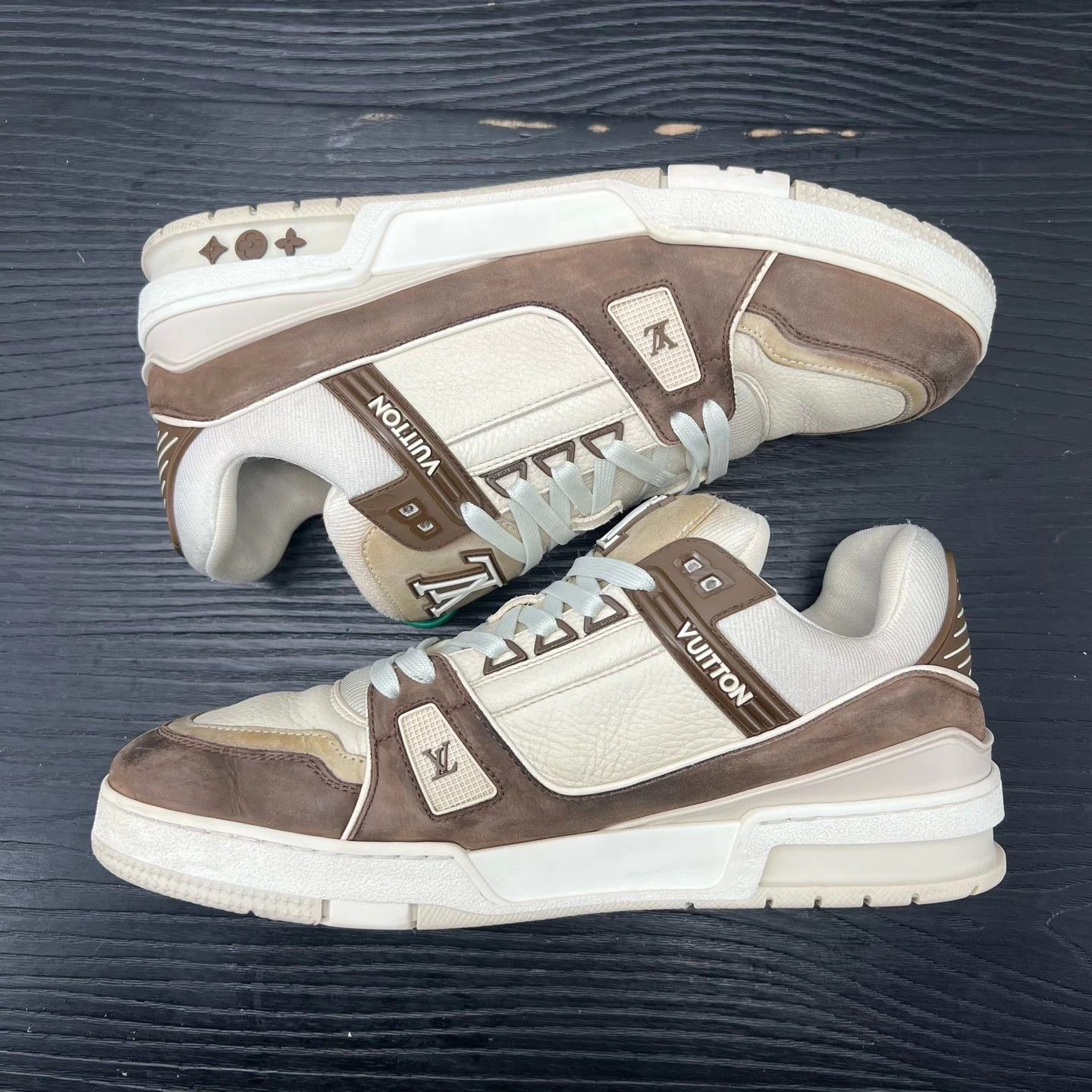 Louis Vuitton LV Trainer Men's Eu9 Mocha Good Condition Size US 10 / EU 43 - 2 Thumbnail
