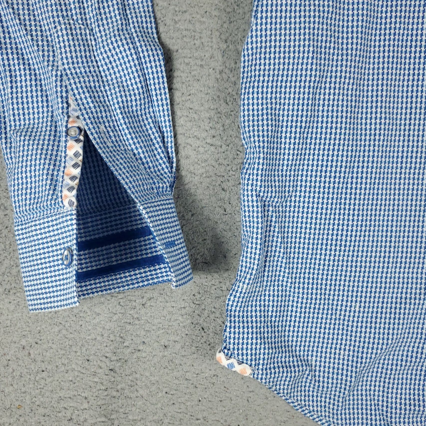 Robert Graham VINTAGE Robert Graham Shirt Mens Medium Blue Casual Long Sleeve Button Up CottonâAll Seasons Size US M / EU 48-50 / 2 - 3 Thumbnail