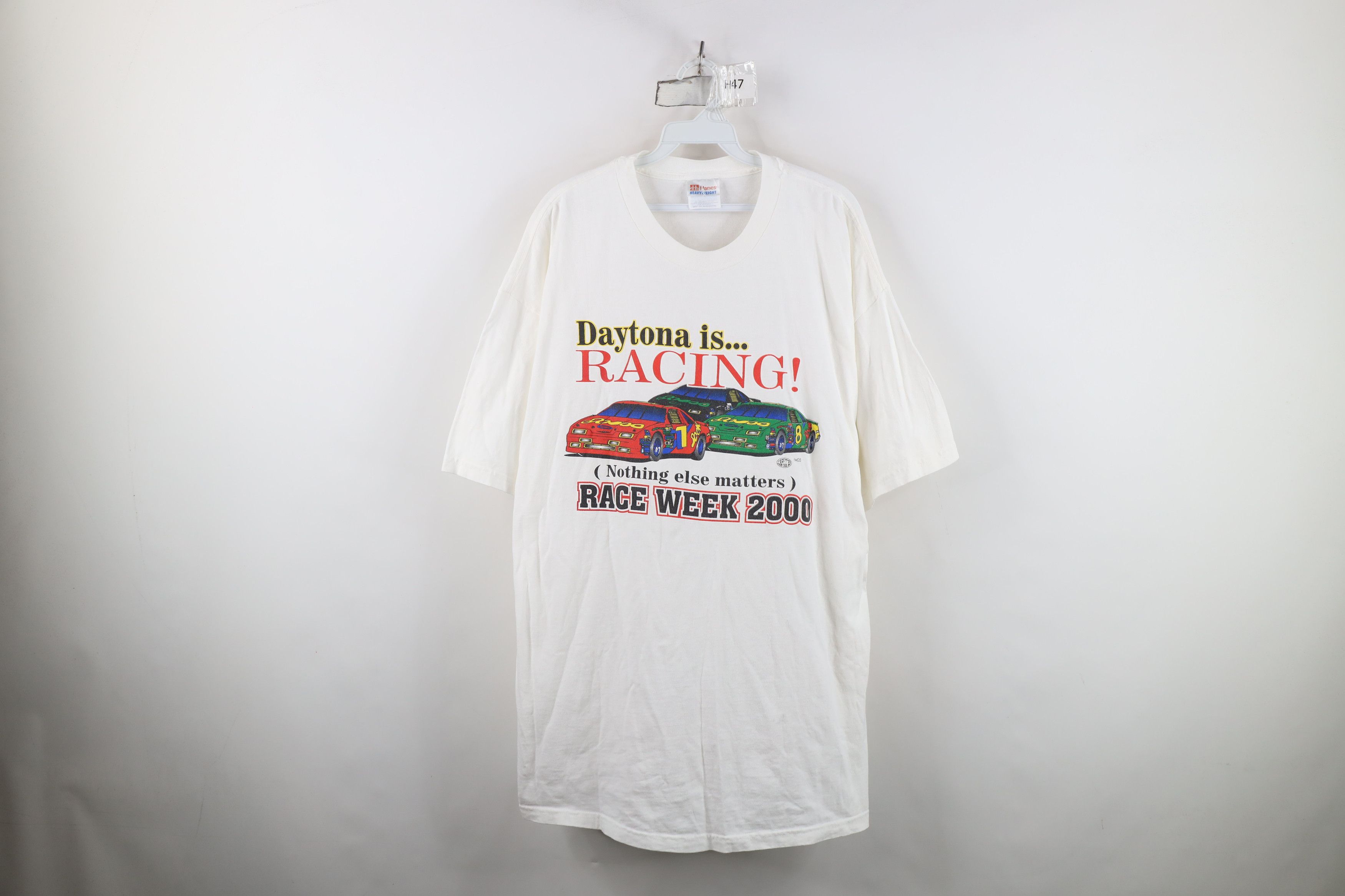 Vintage Vintage Y2K 2000 500 Nascar Racing Short Sleeve T-Shirt Size US XXL / EU 58 / 5 - 1 Thumbnail