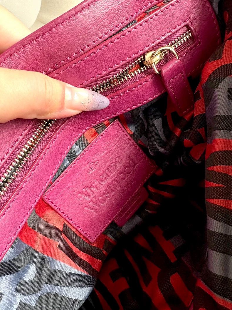 Vivienne Westwood Vivienne Westwood size os Pink leather Saturn shoulder bag Size ONE SIZE - 5 Thumbnail