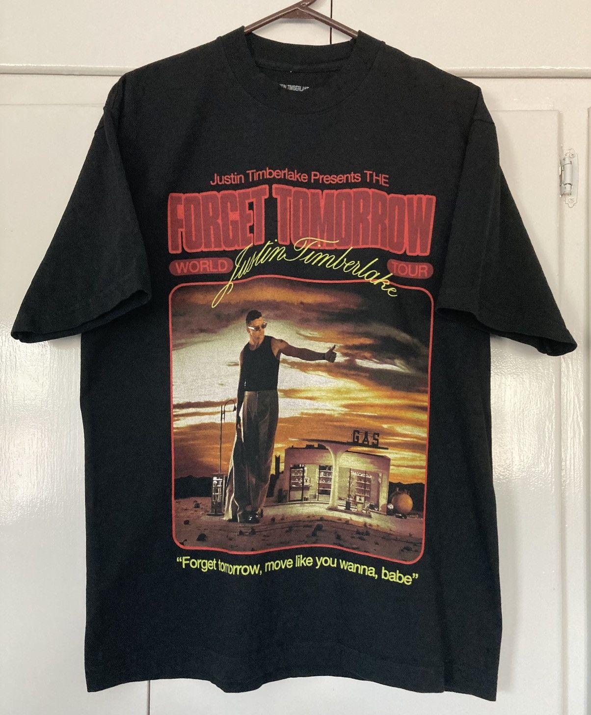 Other JUSTIN TIMBERLAKE THE FORGET TOMORROW WORLD TOUR 2024 SHIRT Size US M / EU 48-50 / 2 - 1 Thumbnail