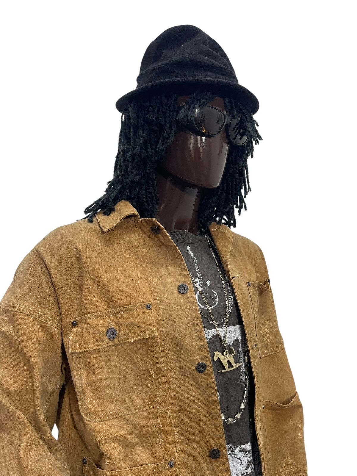Yohji Yamamoto Yohji Yamamoto Pour Homme Iconic Bucket Hat 1🟩2 Size ONE SIZE - 1 Thumbnail