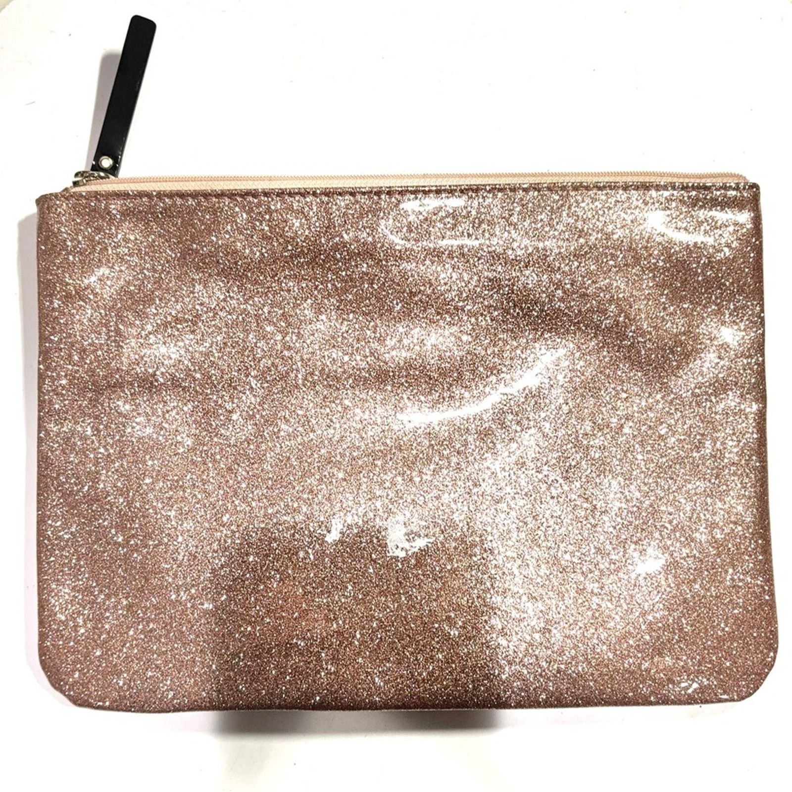 Kate Spade KATE SPADE Holiday Drive Gia Pouch Clutch, Sparkle Rose Gold Size ONE SIZE - 5 Thumbnail