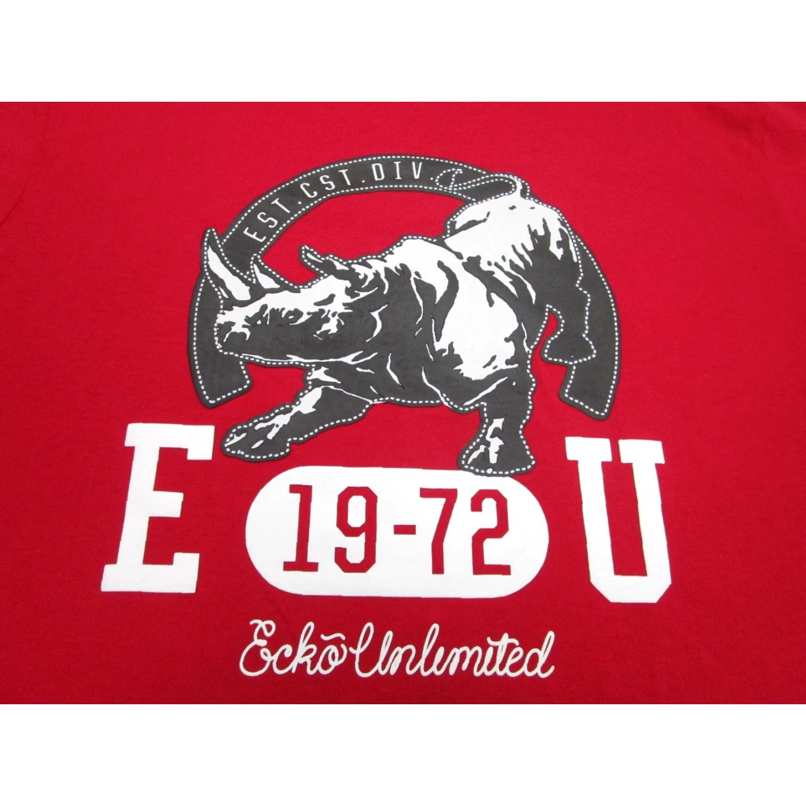Ecko Unltd. VINTAGE Ecko Shirt Mens L Red Black Gray Rhino Y2K Tee 2000s Adult Large T-Shirt Size US L / EU 52-54 / 3 - 3 Thumbnail