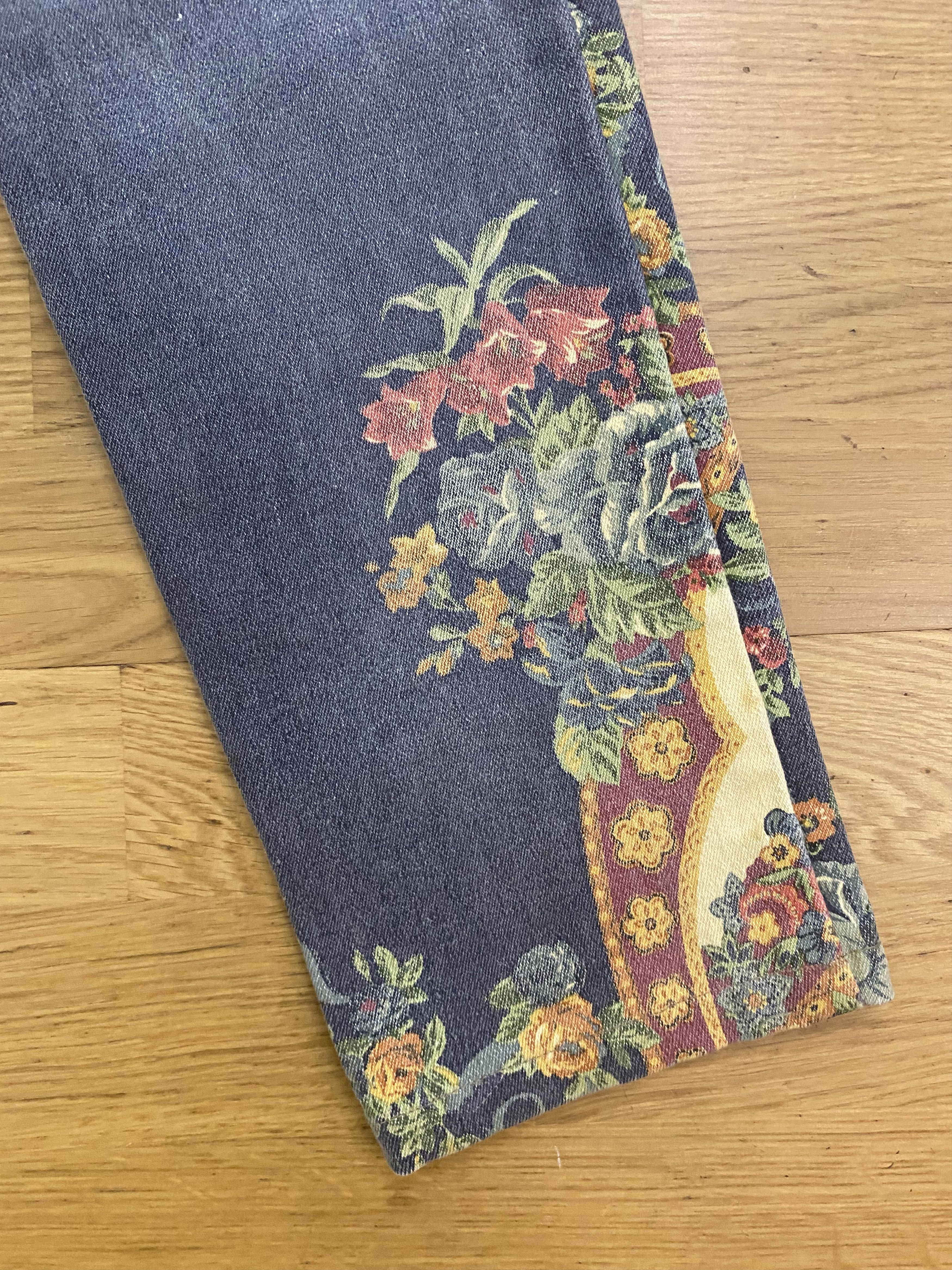 Roberto Cavalli Roberto Cavalli Floral Baroque Print Jeans Denim Small XS Size 26" / US 2 / IT 38 - 9 Thumbnail